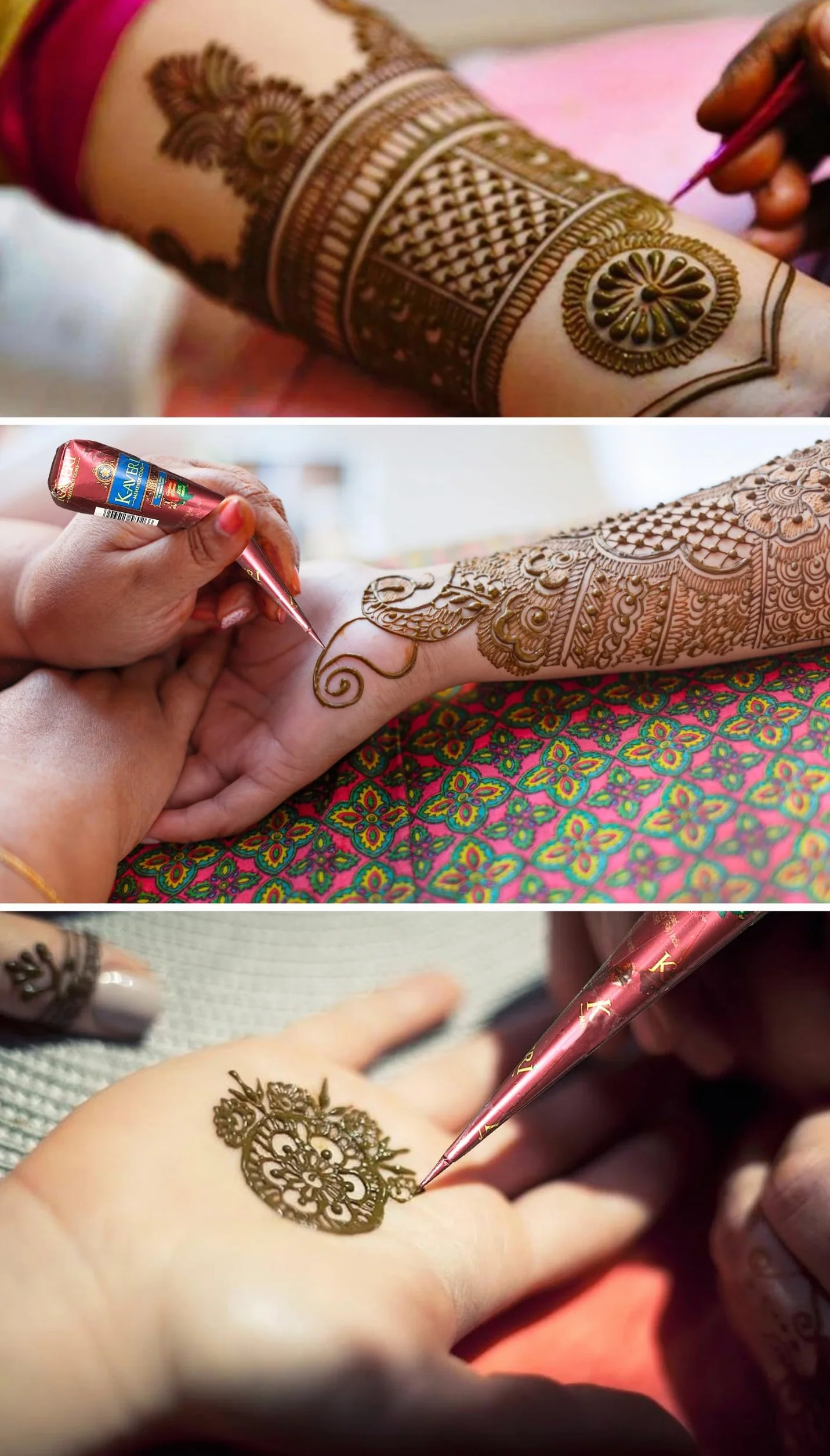 Natural Mehandi Cone 25 g x 3 pcs