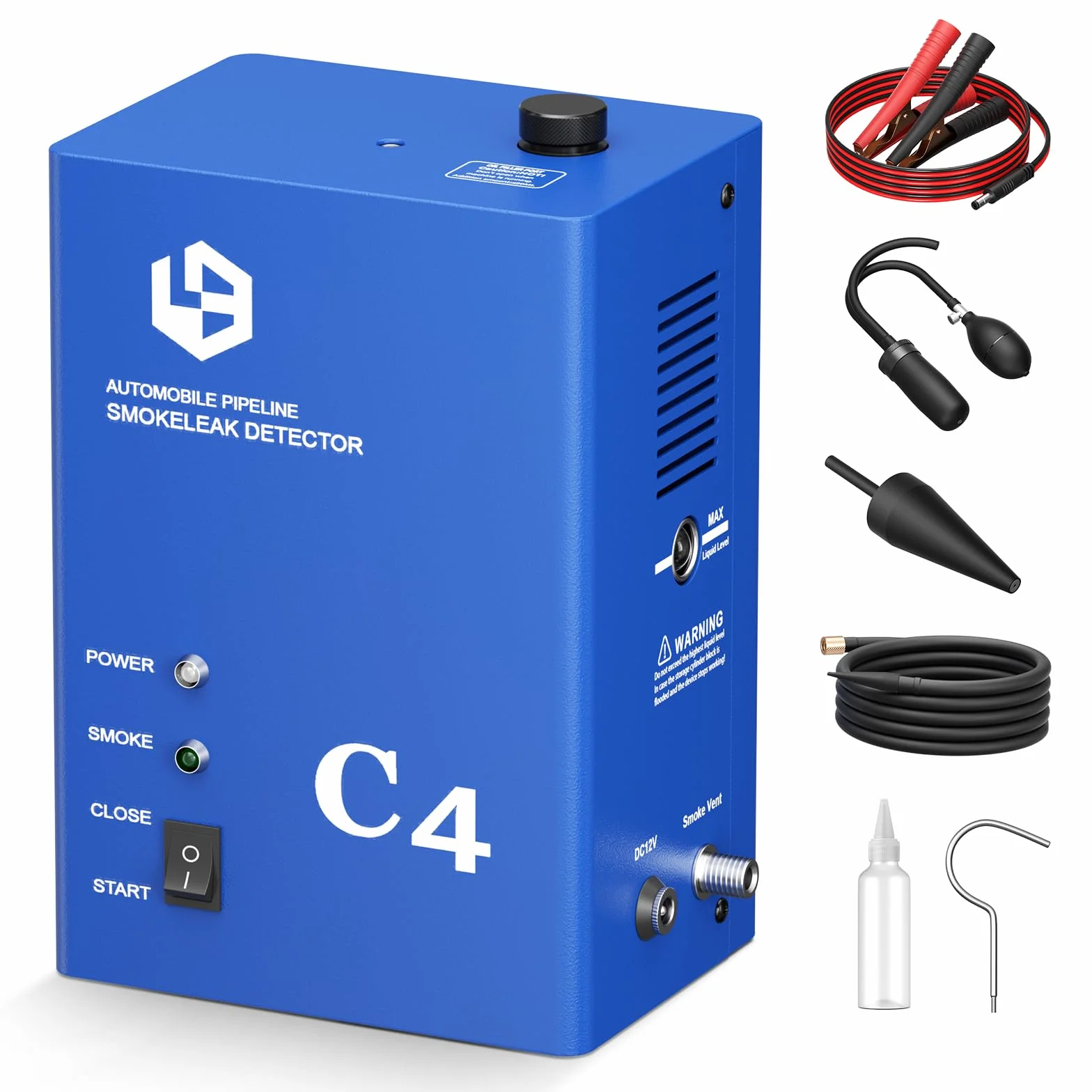 Rilevatore di Perdite 12V ad Alta Precisione per Macchine Fumo Automatico, Aspirapolvere, Carburante e Scarico Auto