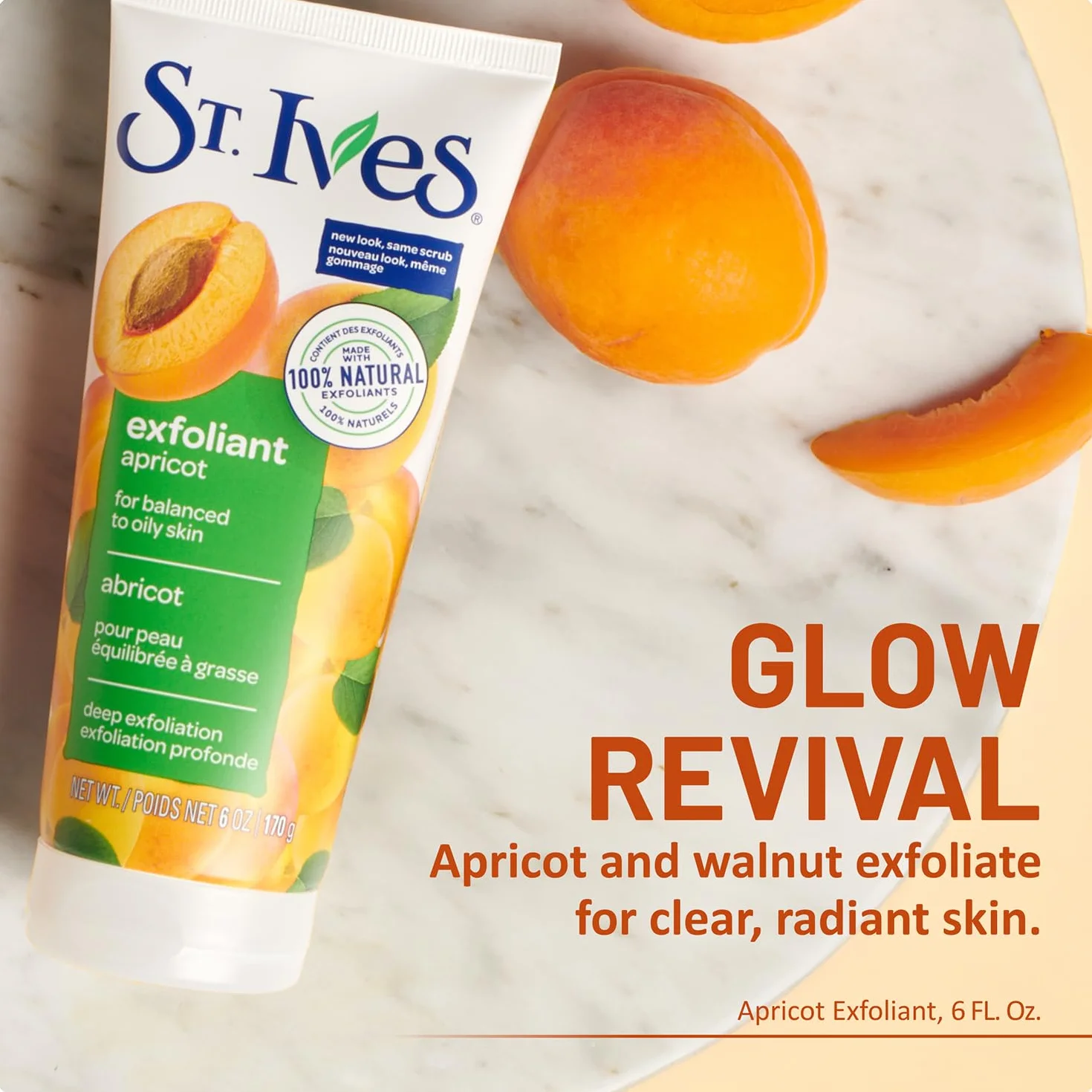 ST. Ives Fresh Skin Apricot Scrub, 150 ml