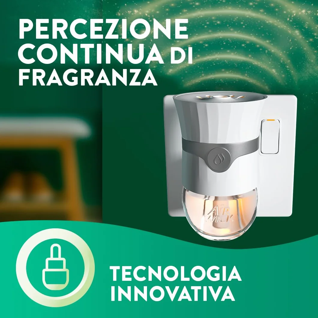 Air Wick Diffusore Elettrico Oli Essenziali Vaniglia Burro Karitè 1 Ricarica