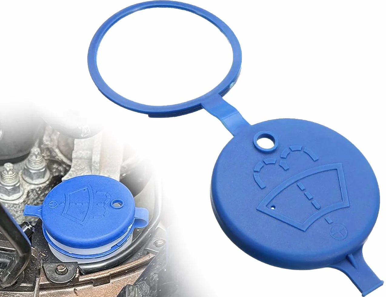 KAPSING Tappo serbatoio liquido lavavetri per auto, coperchio contenitore tergicristallo 13227300