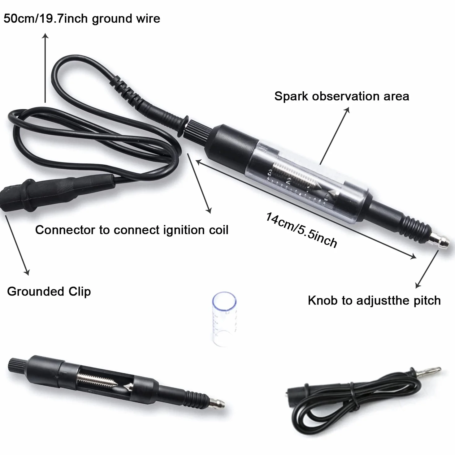 Tester candela auto Sistema di accensione Rilevatore diagnostico bobina Strumento riparazione