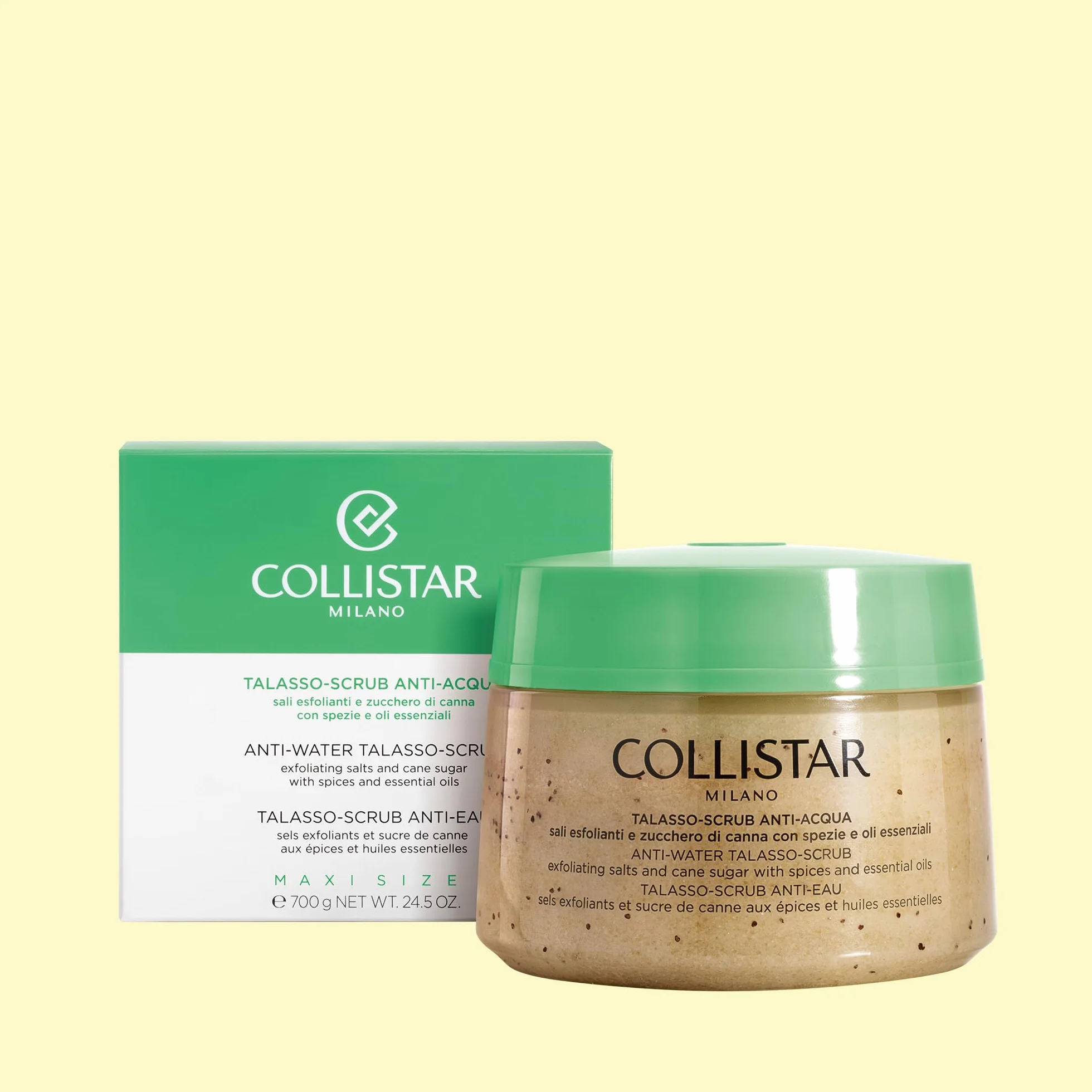 Collistar Talasso Scrub Corpo Esfoliante Anti-Acqua con Sali Marini e Zucchero di Canna