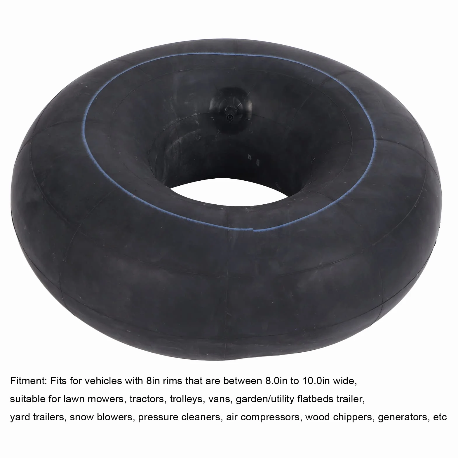 AMONIDA Camere d'aria per Pneumatici 20x8.00 8, Gomma per Impieghi Gravosi, Stelo Valvola Dritto TR13