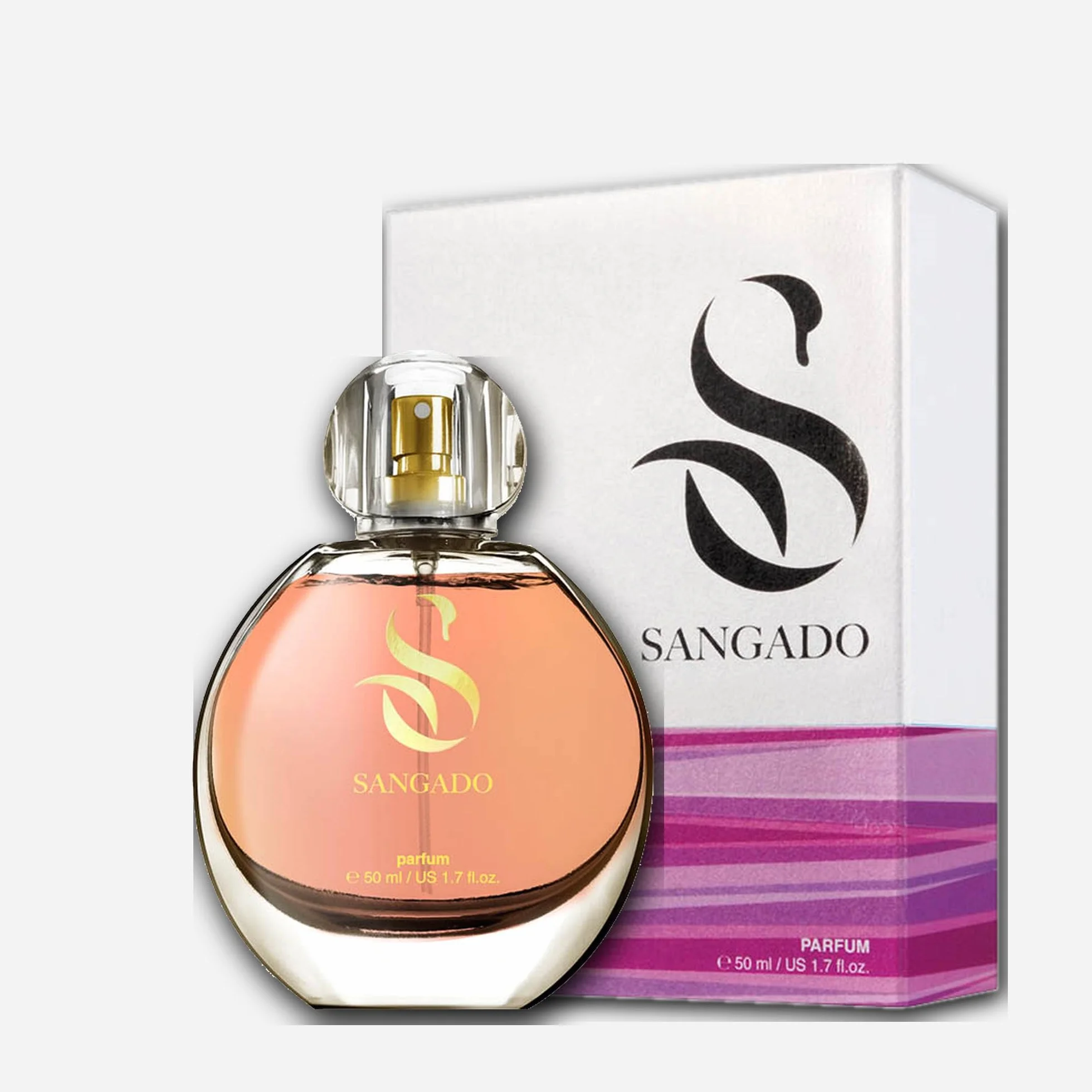SANGADO Indimenticabile Profumo Per Donne, Fragranza Lussuosa, Orientale Floreale, Preziose Essenze Francesi, 50 ml