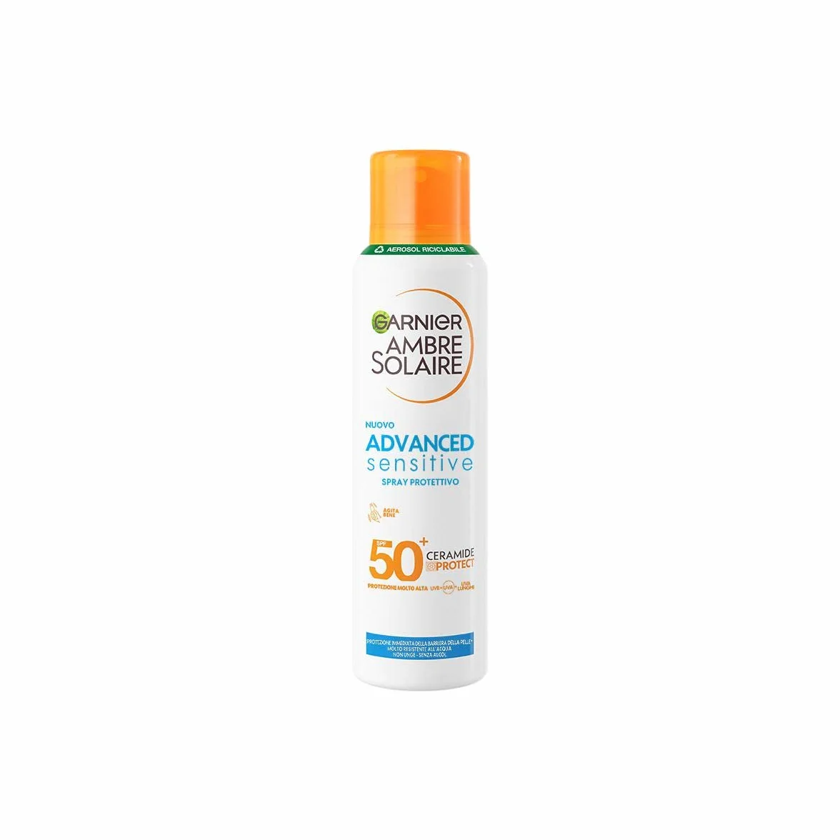 Garnier Ambre Solaire Advanced Sensitive Adulti Ceramide Protect Aerosol SPF50+ 150 ml