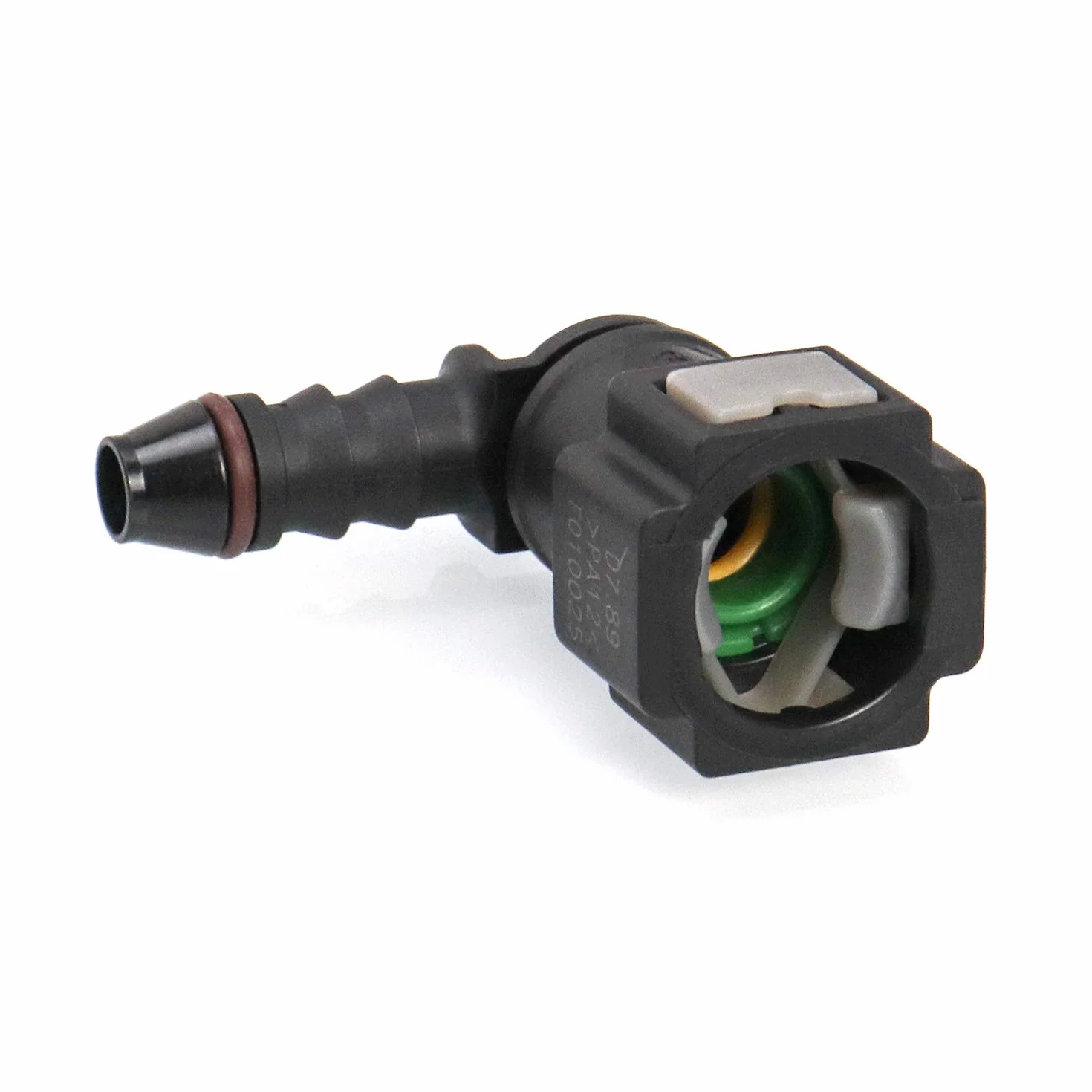 QWORK Attacco rapido carburante 90° connettore femmina plastica 7.89mm ID6 2 sztuki