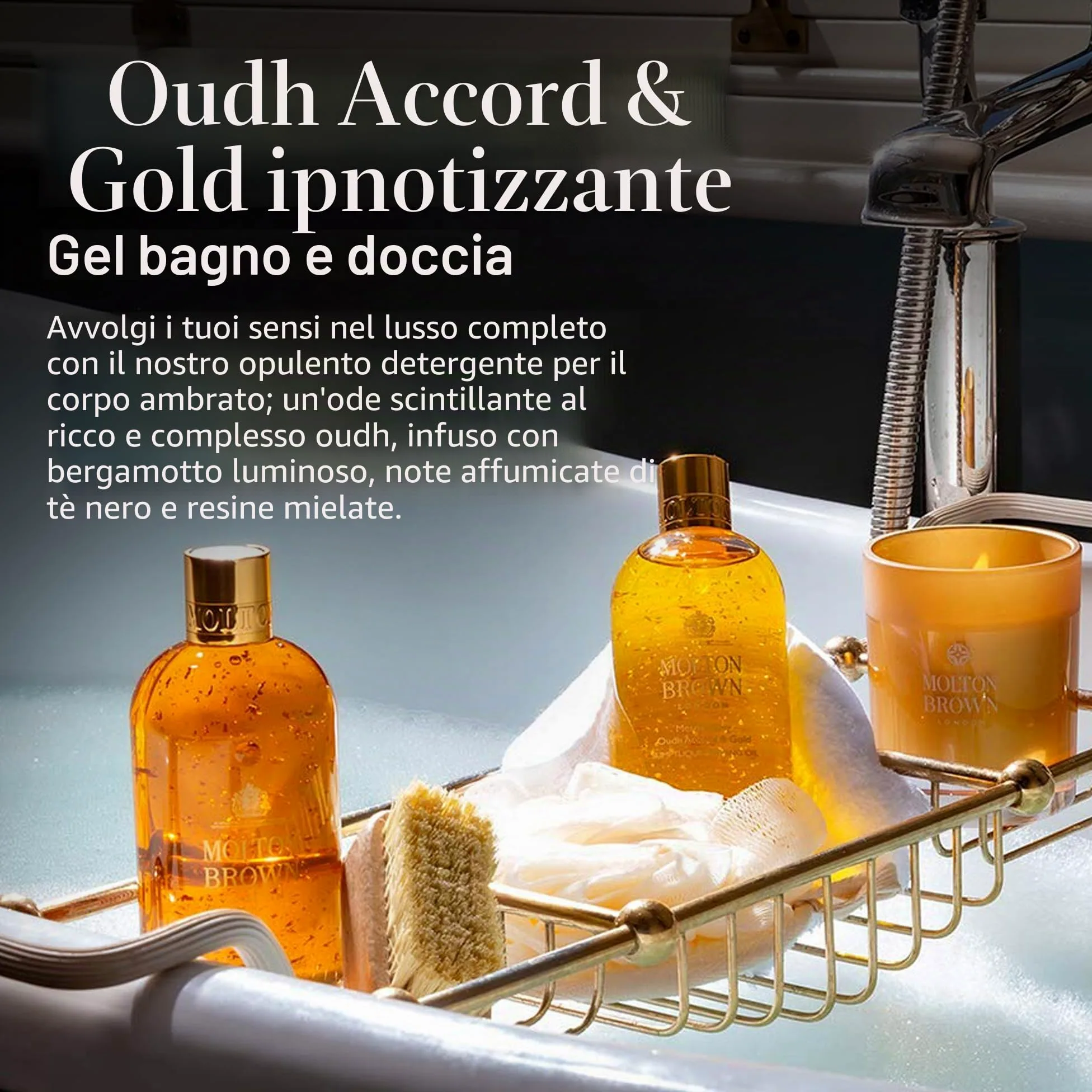 Molton Brown Oudh Accord And Gold Body Wash Man 300 Ml