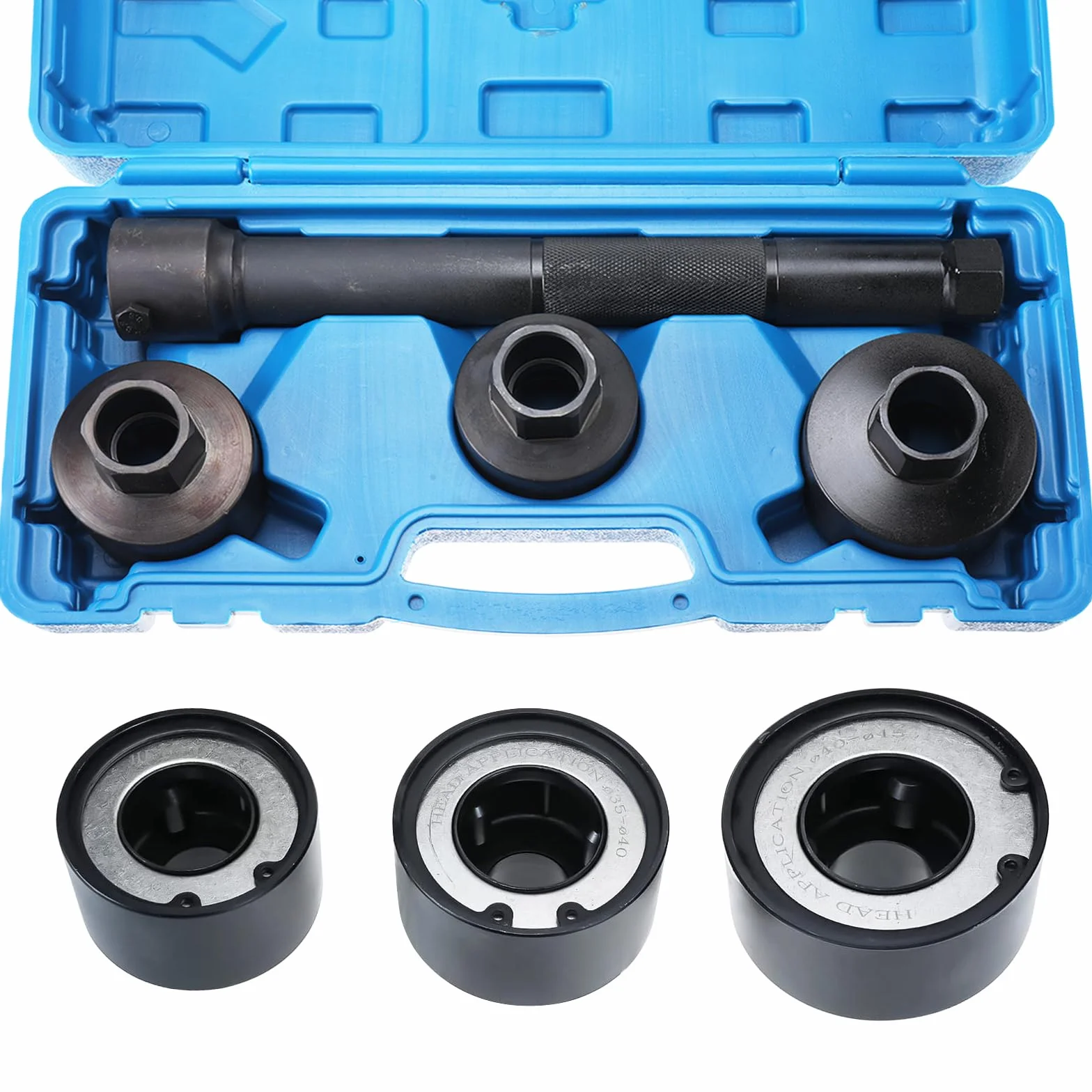 BOOMSTART 4 Pezzi Estrattore Tiranti Sterzo 30-45mm Universale per Veicoli