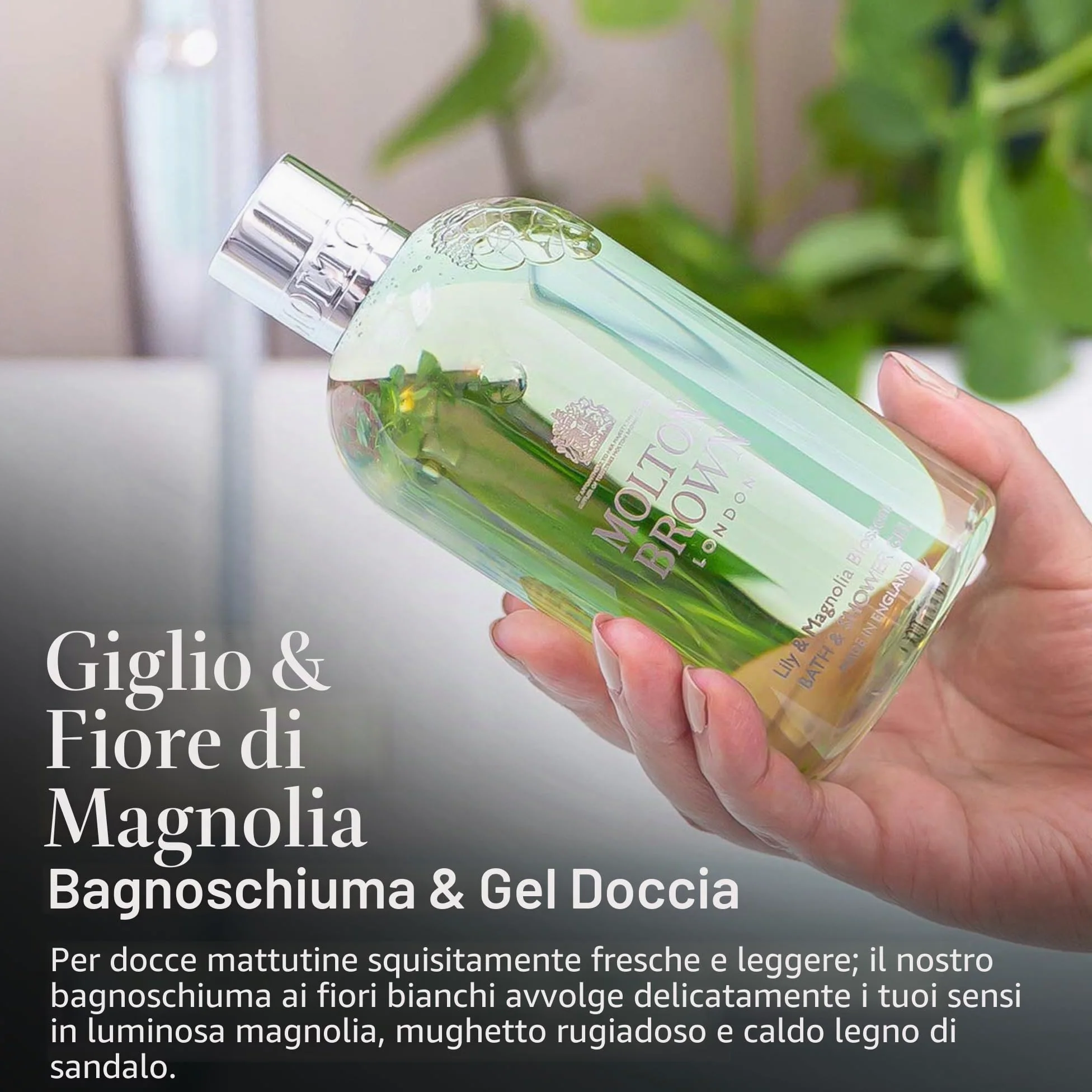 Molton Brown Lily & Magnolia Blossom Bagno & Doccia Gel 300 ml