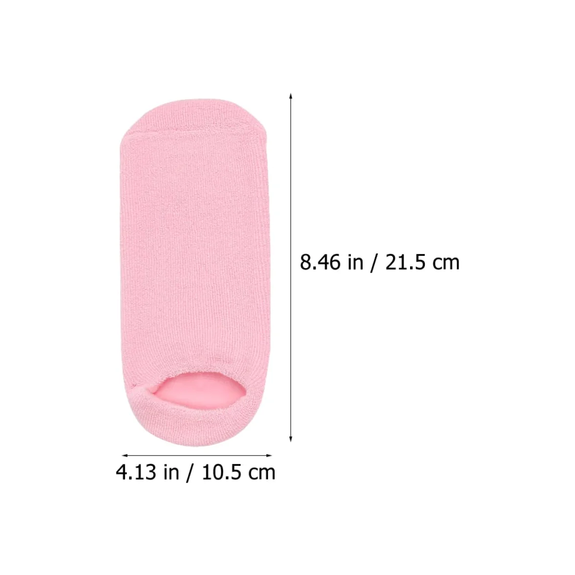 Calze Umidificanti Piedi Spa 3 Paia Cotone Poliuretano | Riutilizzabili e Confortevoli, Uso Domestico e Hot Wax Therapy, Gel Integrato