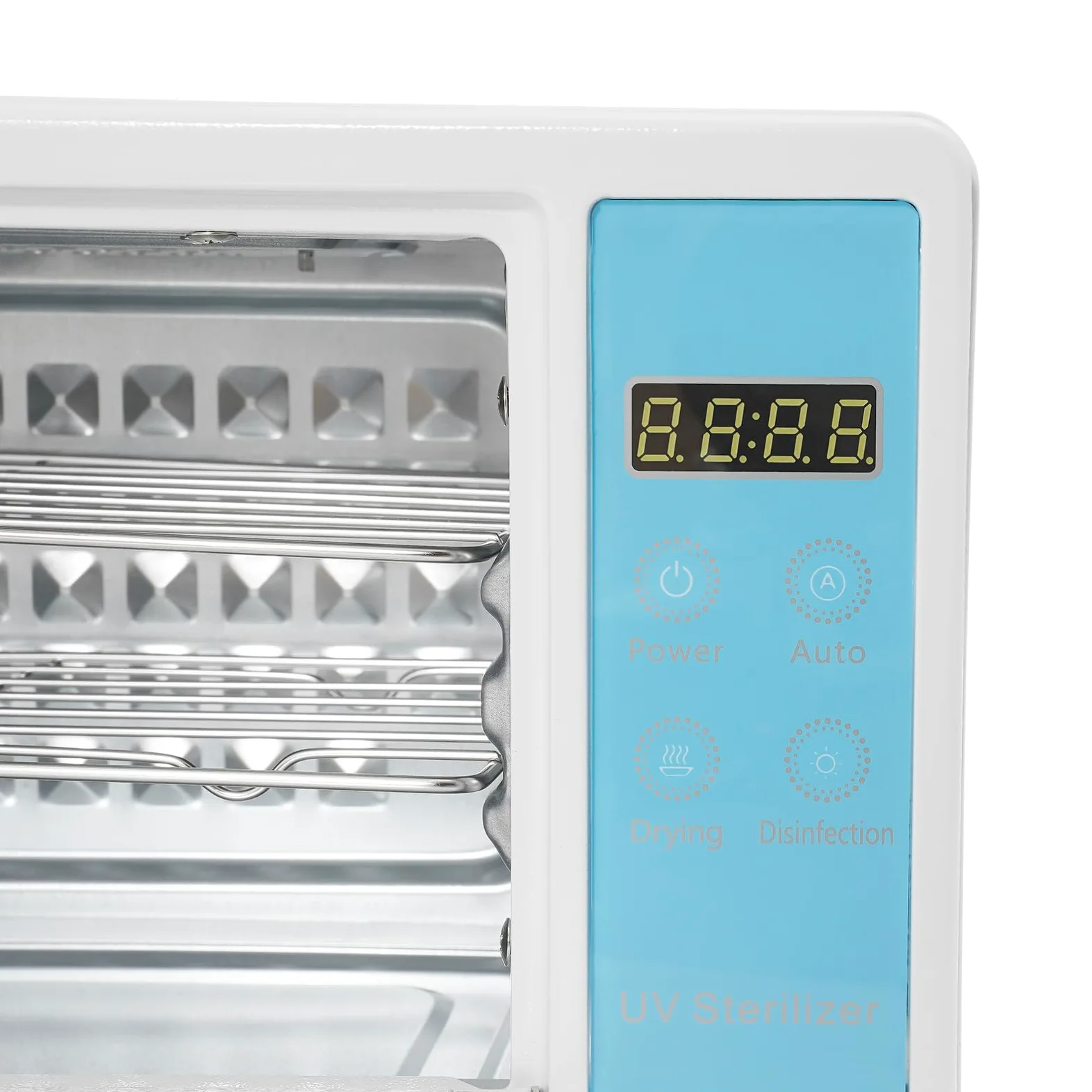 Armadio di disinfezione UV, calore secco sterilizzatore, sterilizzatore, sterilizzatore, sterilizzatore, sterilizzatore UV per manicure salone strumenti manicure pinzette e asciugamani