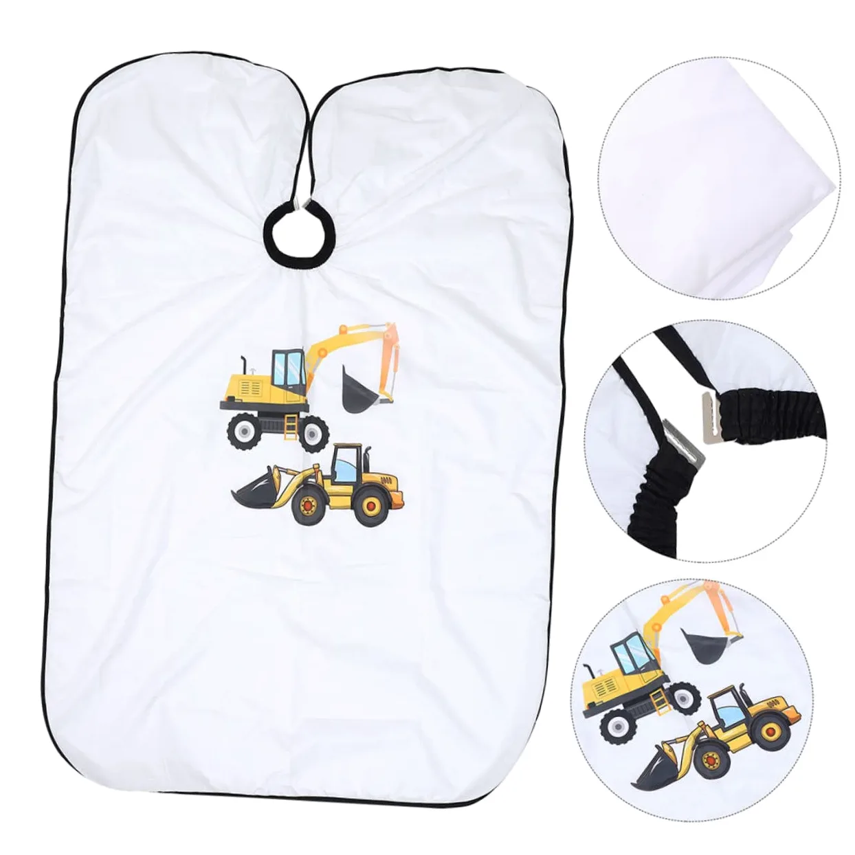 Veemoon Mantellina Taglio Chioma Per Ragazzo Ragazza Design Cartoni Animati, Grembiule Da Parrucchiere Resistente e Confortevole, Per Salone e Casa