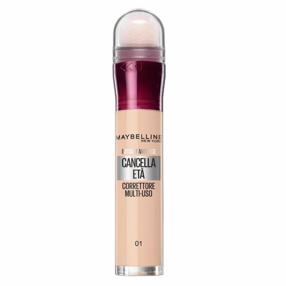 Maybelline New York Correttore Multi-Uso 01 Light 6,8 ml Idratante Coprenza Modulabile Imperfezioni Occhiaie Bacche di Goji Haloxyl