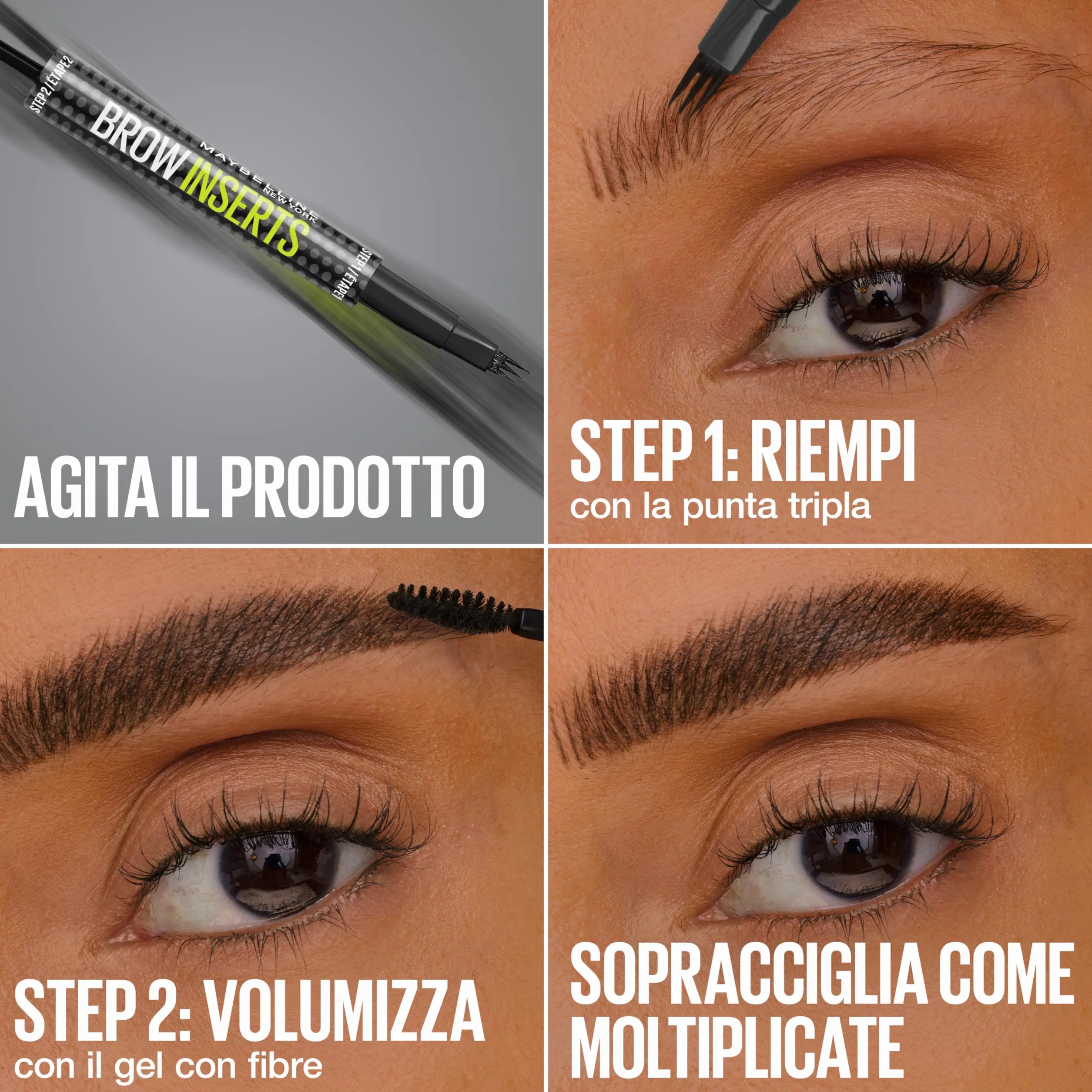 Maybelline New York BROW INSERTS DEEP BROWN 5