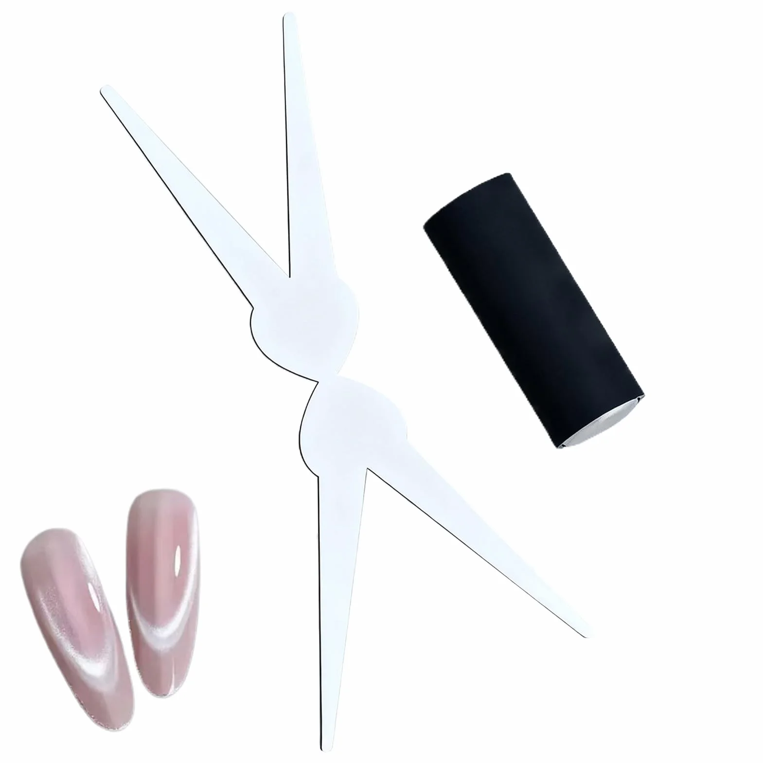 Magnete per Smalto | Doppia Testa Portatile per Unghie | Strumento Magnetico Manicure - Per Principianti Party Casa Studio Viaggio