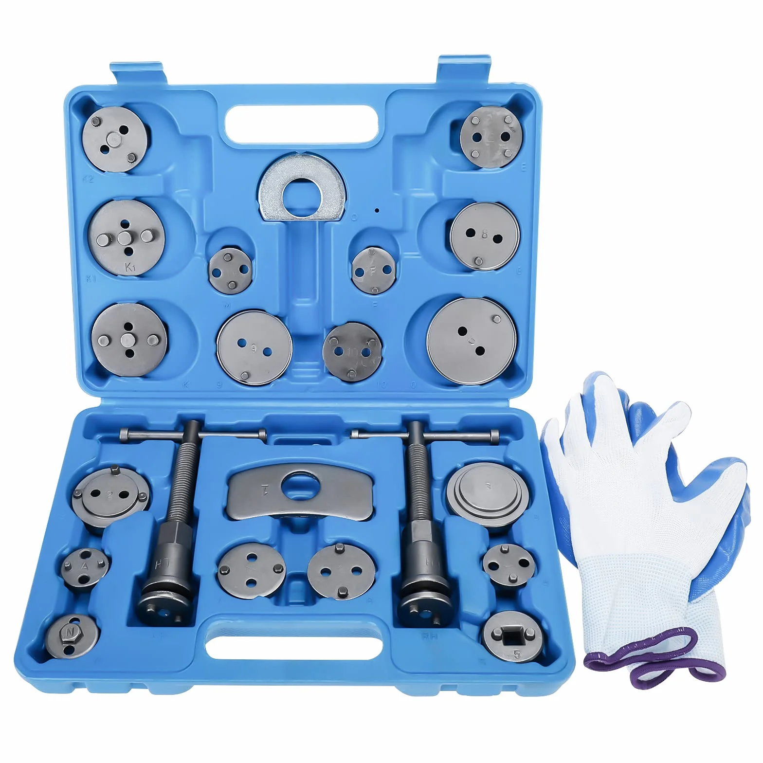 BOOMSTART 22 Pezzi Set di Ripristino Pistone del Freno Arretratore Pistoni Freno Pistone Resetter Ripristino
