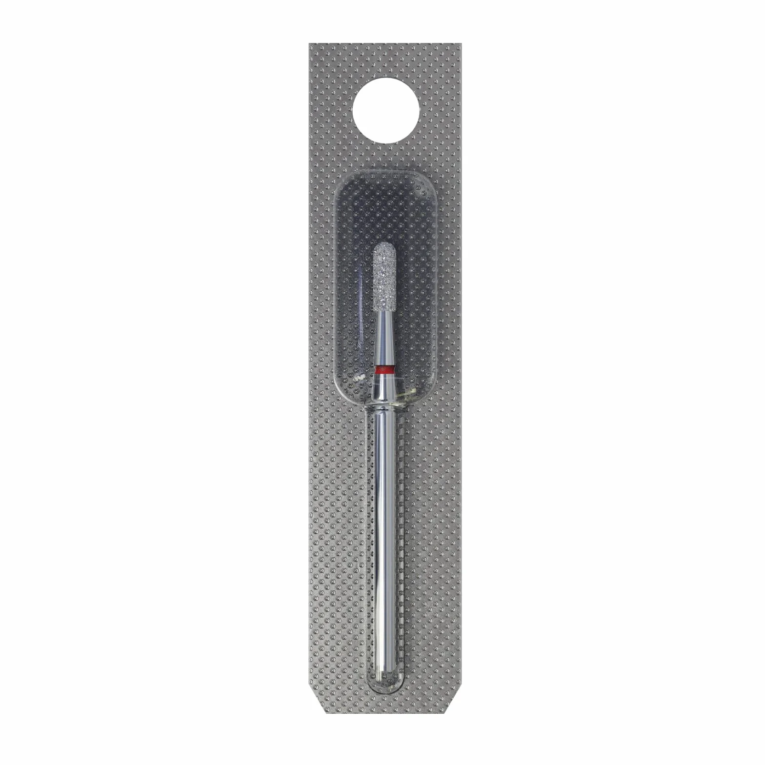 Punta diamantata cilindro arrotondato anello rosso kit rimozione unghie levigatura Nail Drill Bit manicure pedicure FA30R023/8