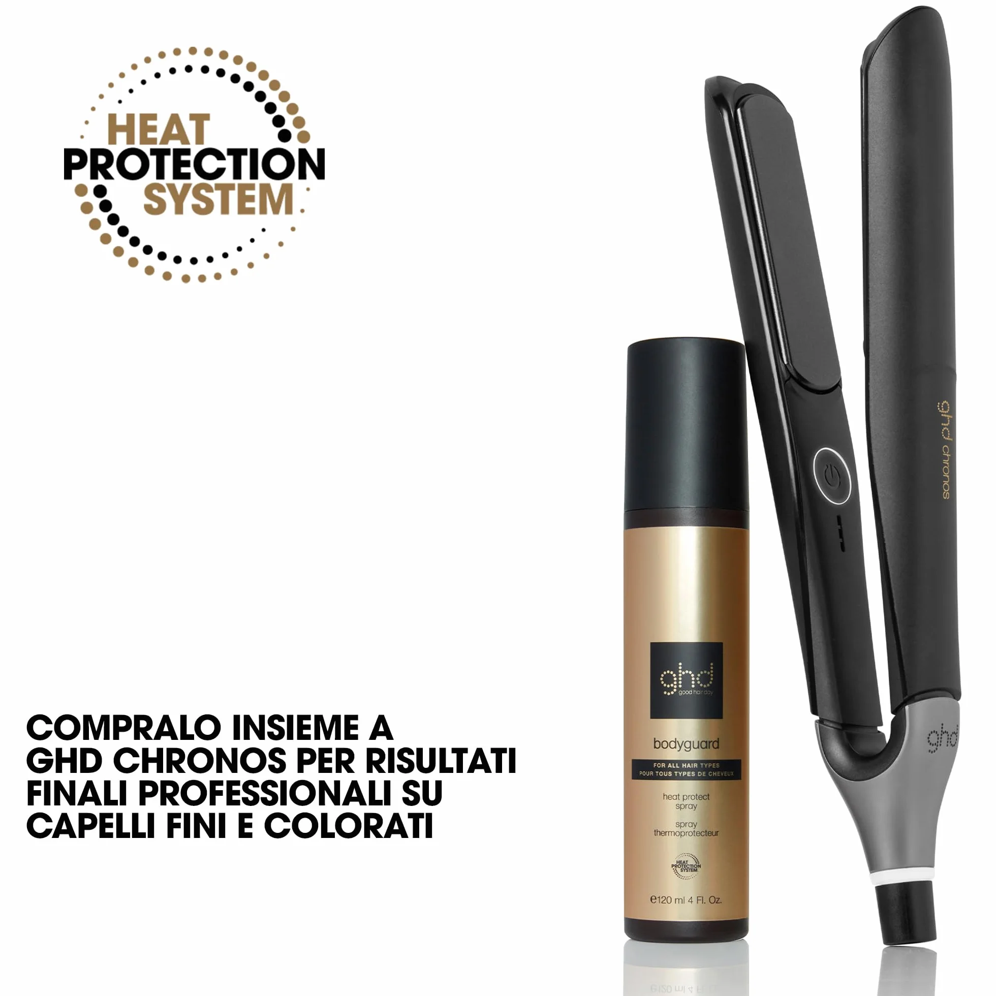 ghd Bodyguard Spray Termoprotettore per Capelli Heat Protection System 120 ml