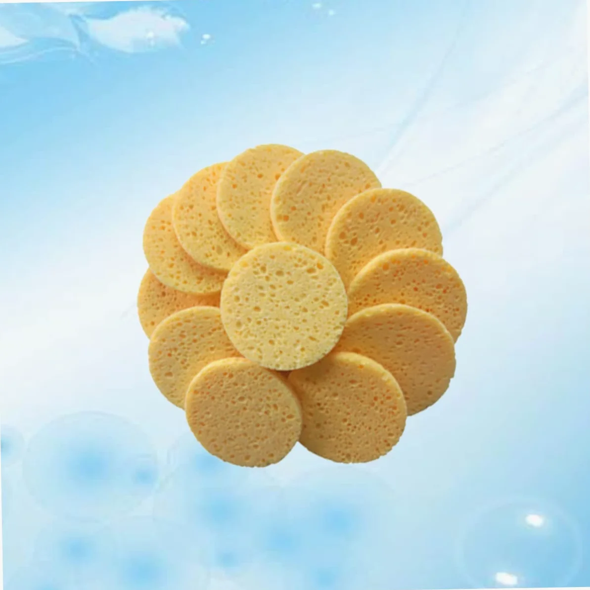 MAGICLULU 3 Set Di Dischetti Struccanti in Morbido Cotone Per Il Viso Dischetti Rotondi Spugna Per Il Trucco 80x8 Mm 20 Pezzi*3