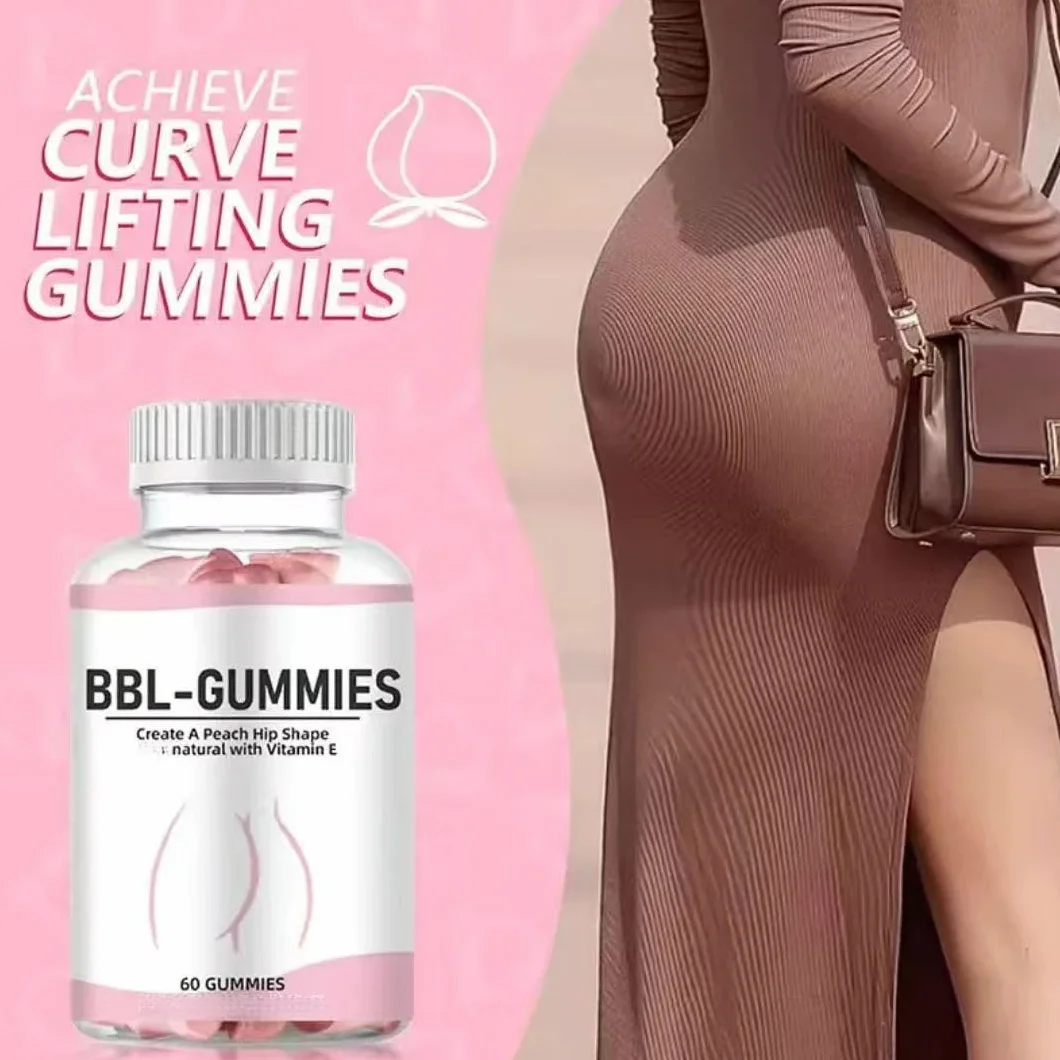 BBL Gummies, Aiuta la crescita naturale dei glutei, nutre la pelle e l'elasticità, favorisce la circolazione sanguigna, sapore di pesca