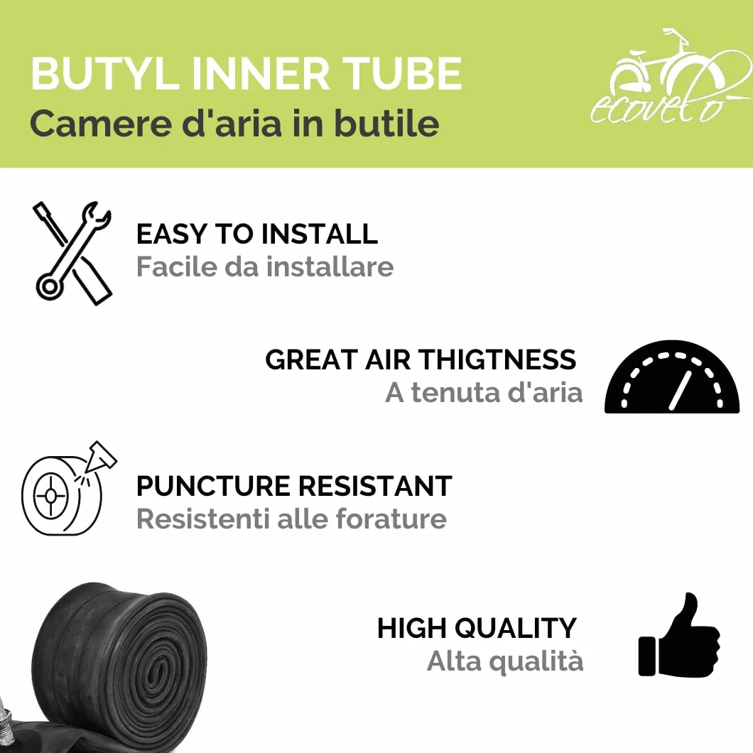 CAMERA D'ARIA 16 x 6.50 – 8 RICAMBIO PNEUMATICI TRATTORINO TOSAERBA