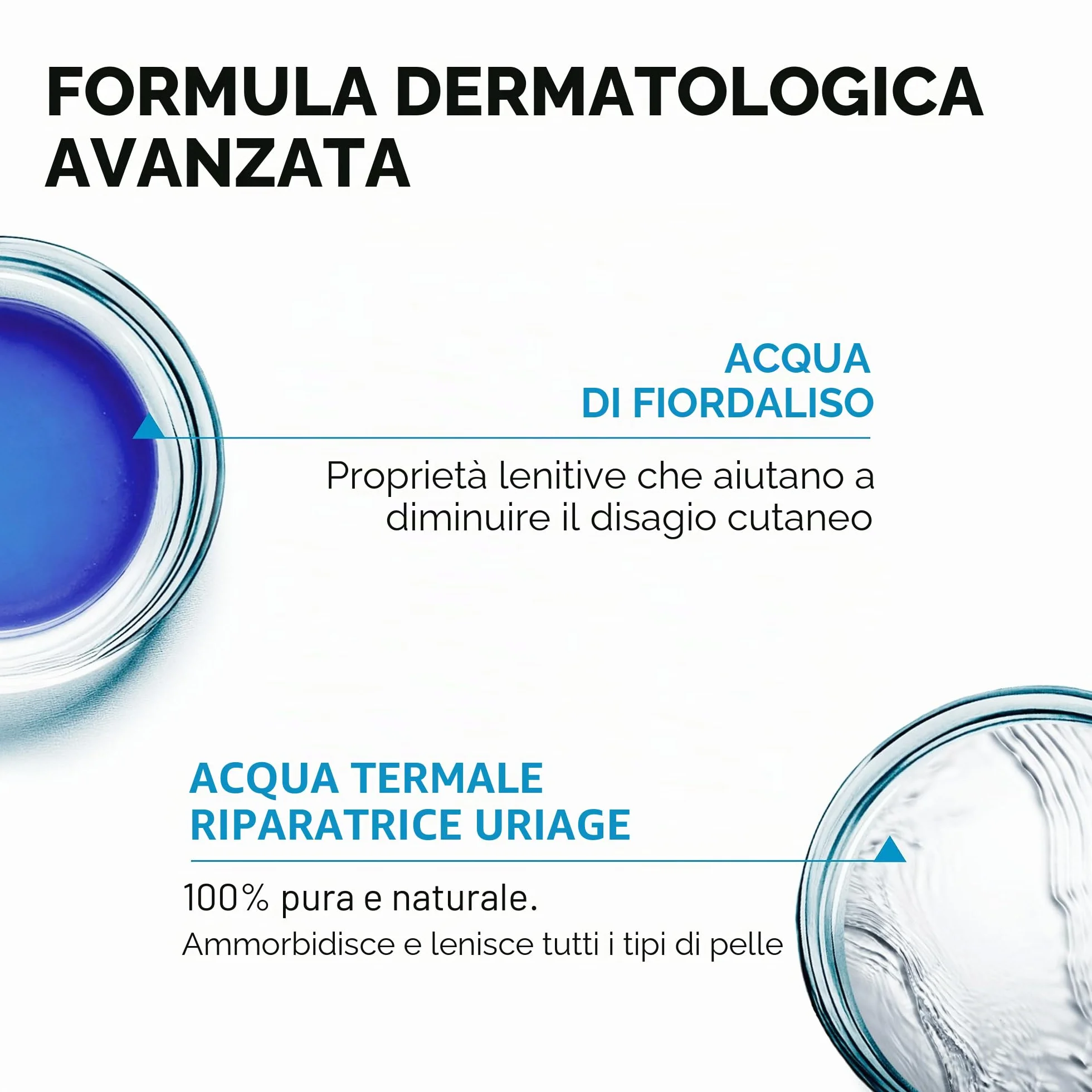 URIAGE Struccante occhi waterproof con ACQUA DI FIORDALISO - Rimuove trucco waterproof, pelle morbida, senza parabeni