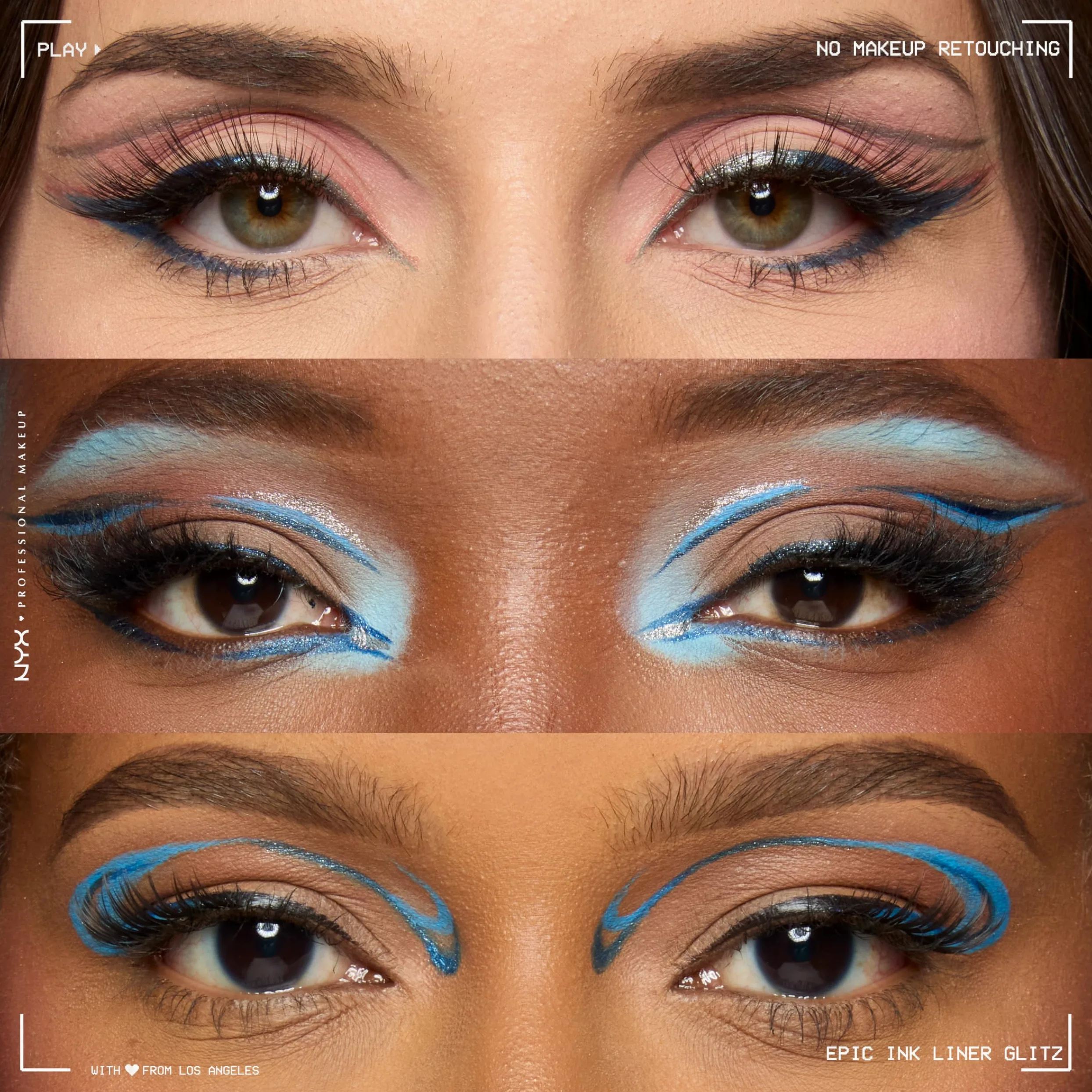 Nyx Professional Makeup, Epic Ink Liner Matte. Tonalità: Stone Washed (grigio opaco). Eyeliner liquido impermeabile e ultra pigmentato. Formula vegana.