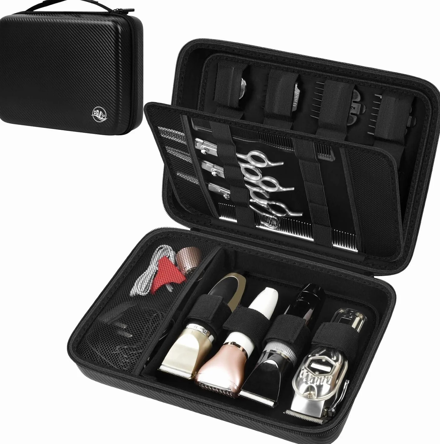 Boobowl Borsa per capelli Clipper, Nero , Semplice