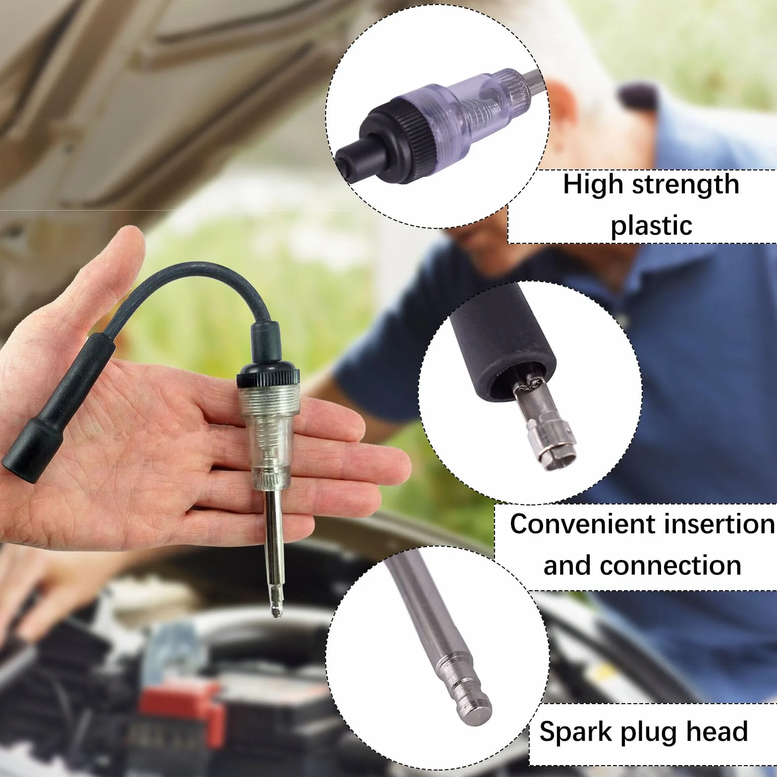 Tester di Accensione per Auto Moto Tosaerba - Tester Scintille Candele