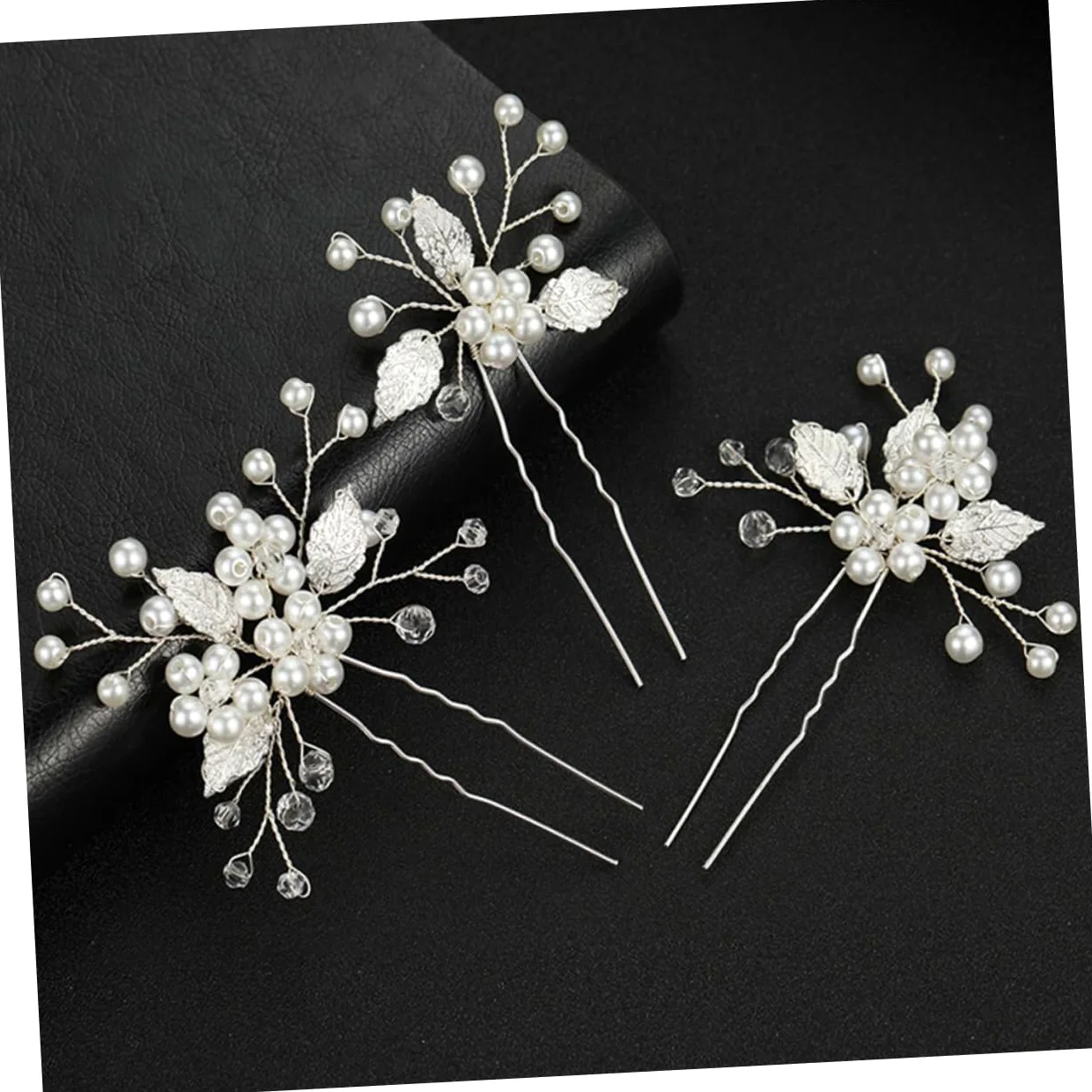 FRCOLOR 15pezzi Bridal Hair Pin Eleganti Accessori Per Sposa Con Foglie Di Fermagli Per Matrimonio Design Raffinato Per Donne e Ragazze
