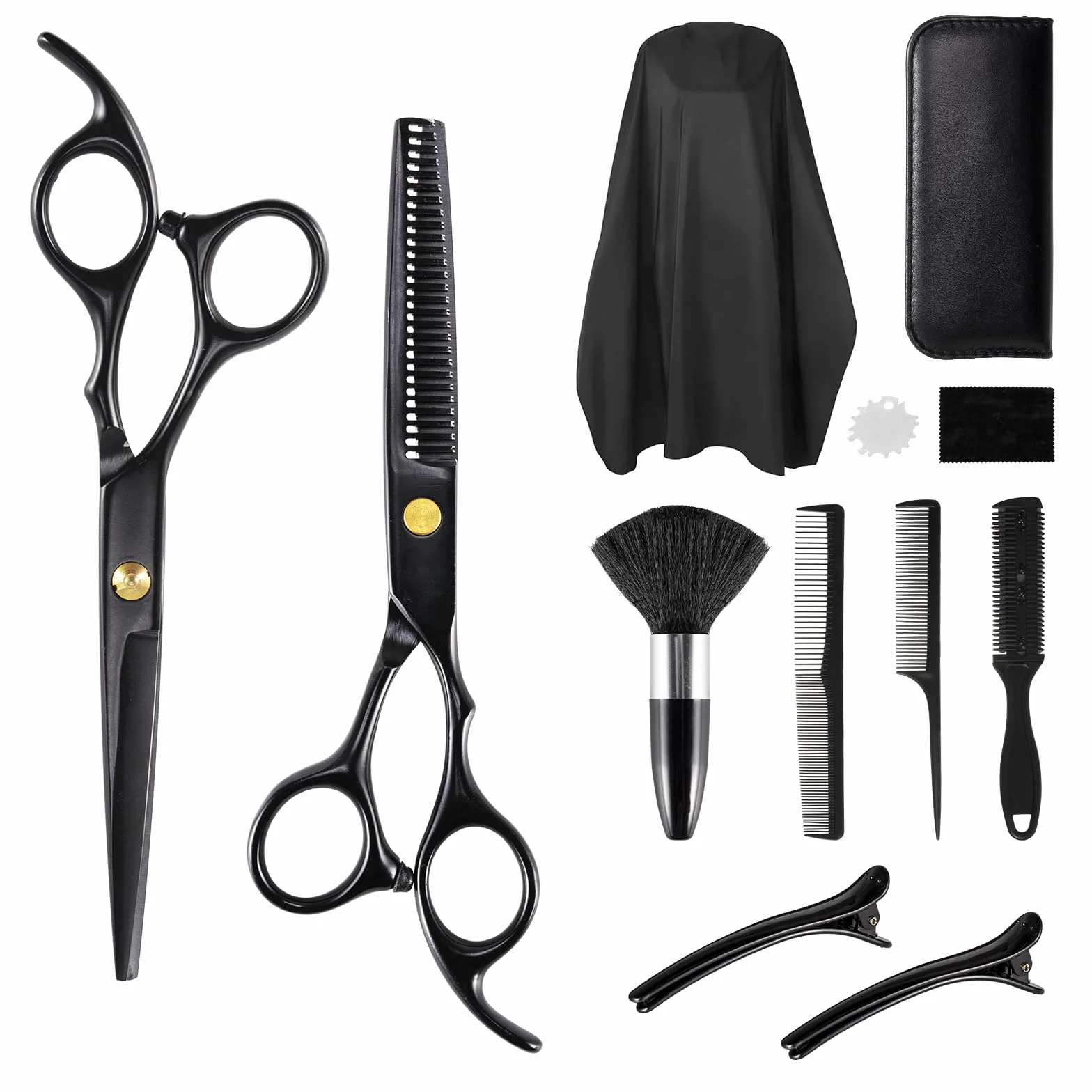 Carehabi Forbici Parrucchiere Professionali per Capelli Kit 12PCS
