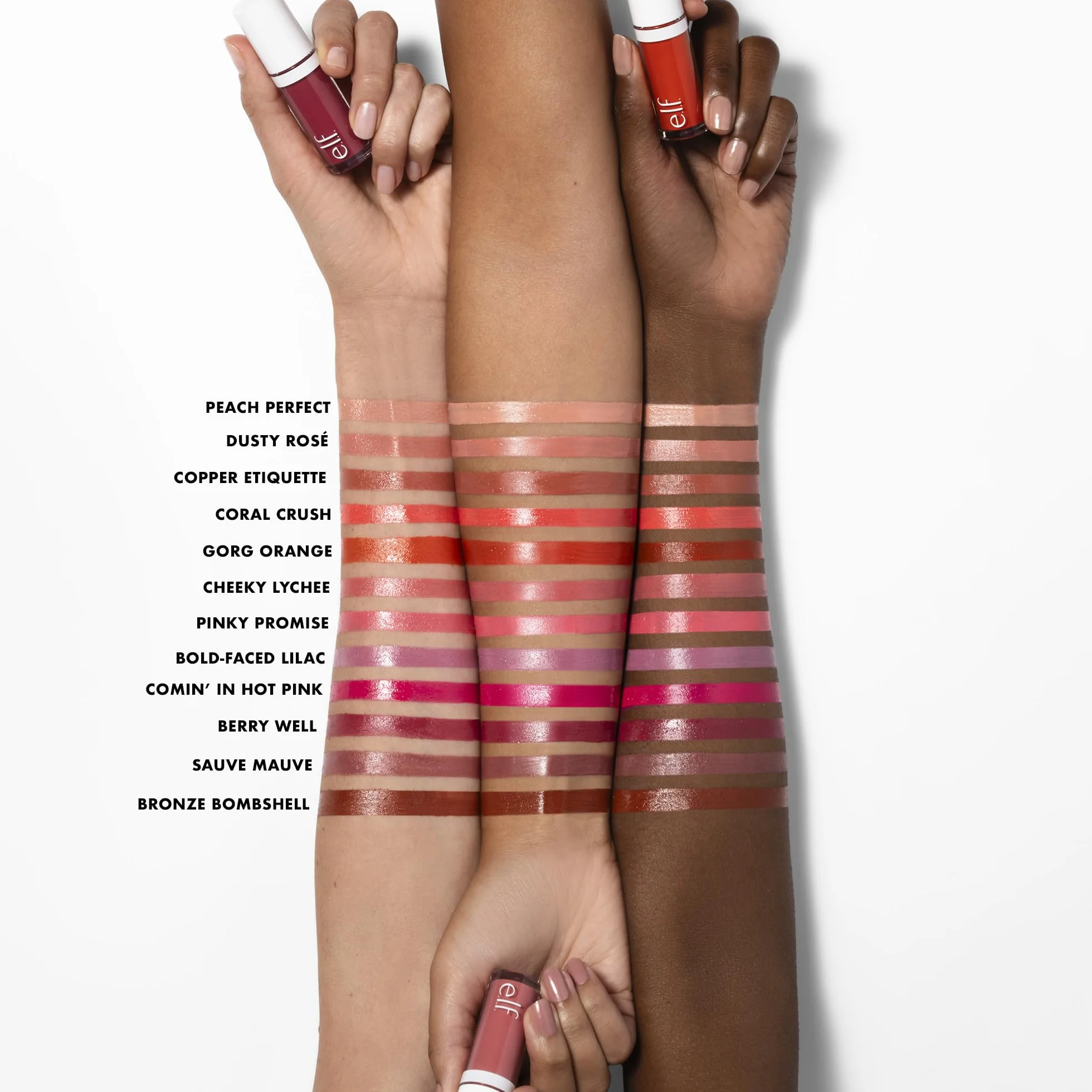 e.l.f. Camo Liquid Blush, blush liquido a lunga tenuta altamente pigmentato, crea un finish delicato effetto umido, prodotto vegano e non testato sugli animali, Dusty Rosé