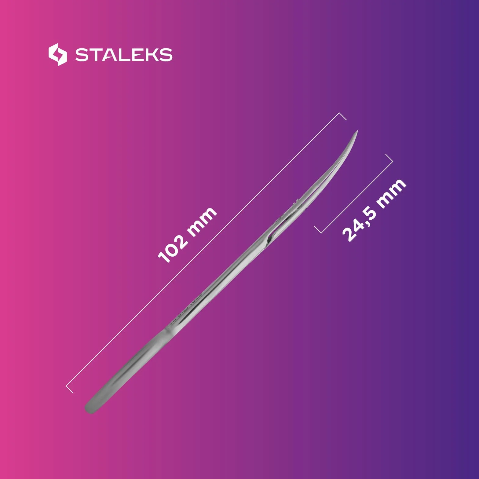STALEKS PRO forbici professionali per cuticole 25 mm