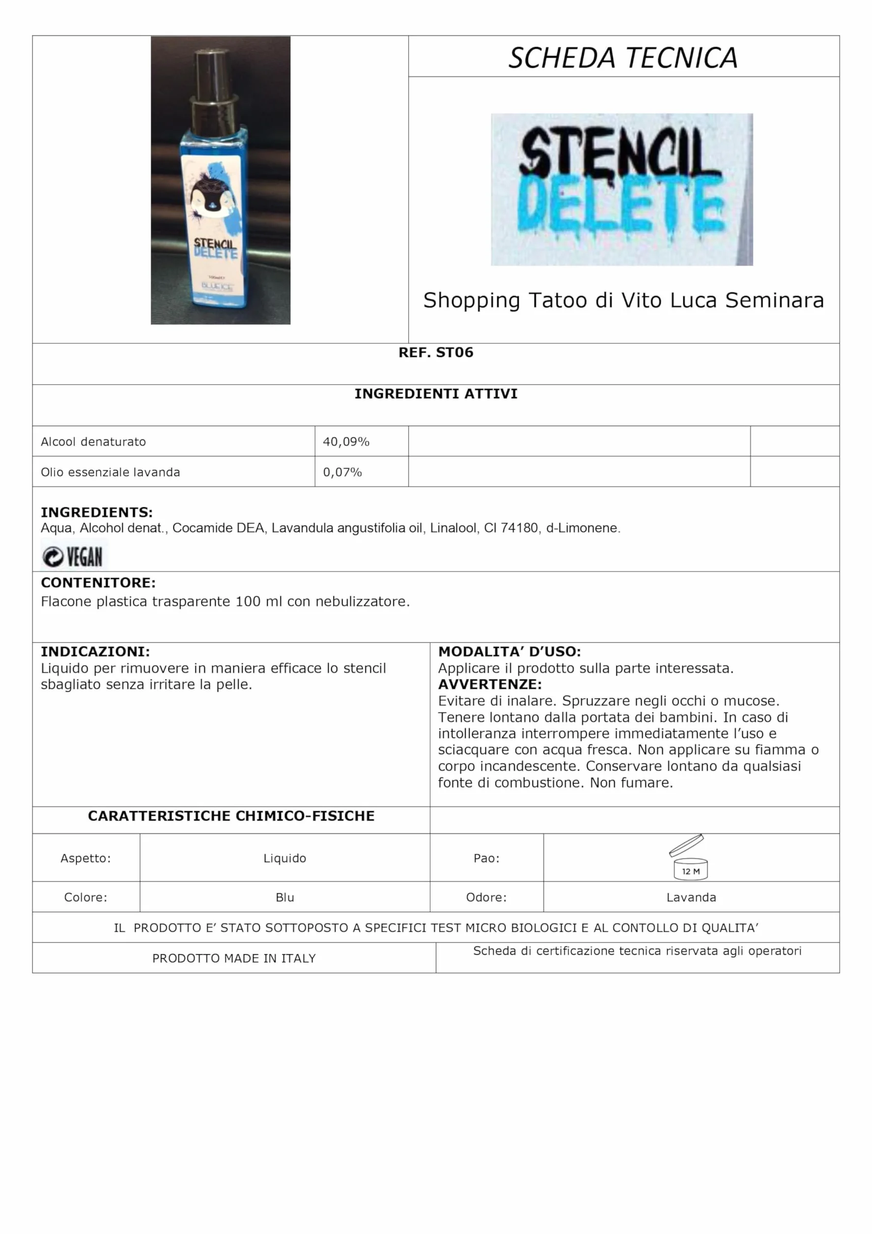 Stencil Delete Removal 200ml – Blow ice