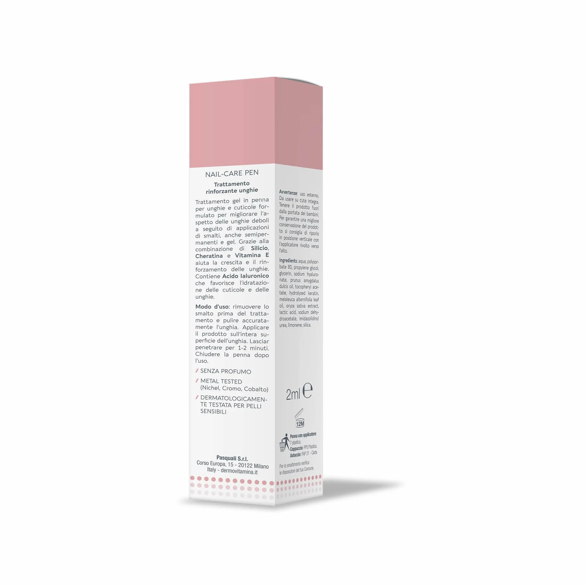 Dermovitamina Micoblock Nail Care Pen 2 ML - Per Unghie e Cuticole - Rinforzante Unghie Fragili - Con Cheratina e Acido Ialuronico