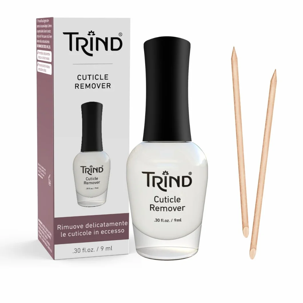 TRIND - Rimuovi Cuticole Instantaneo Instant Cuticle Remover - Formula Sciogli Cuticole ad Azione Rapida - 9 ml