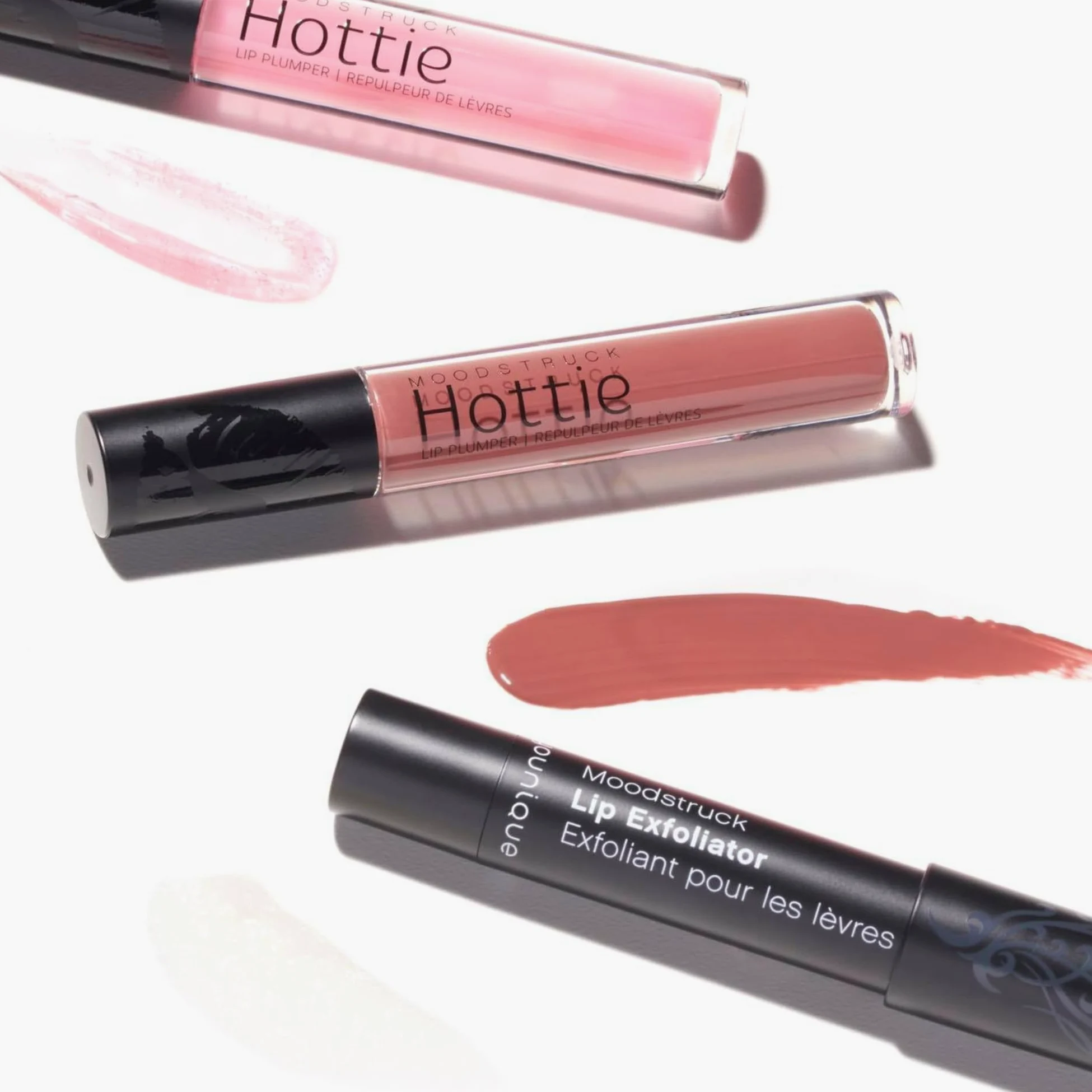 Younique Moodstruck Hottie Lip Plumper, lucidalabbra rosa pallido | Peptidi di collagene, ialuronato di sodio per labbra idratate e calde, trucco per migliorare le labbra