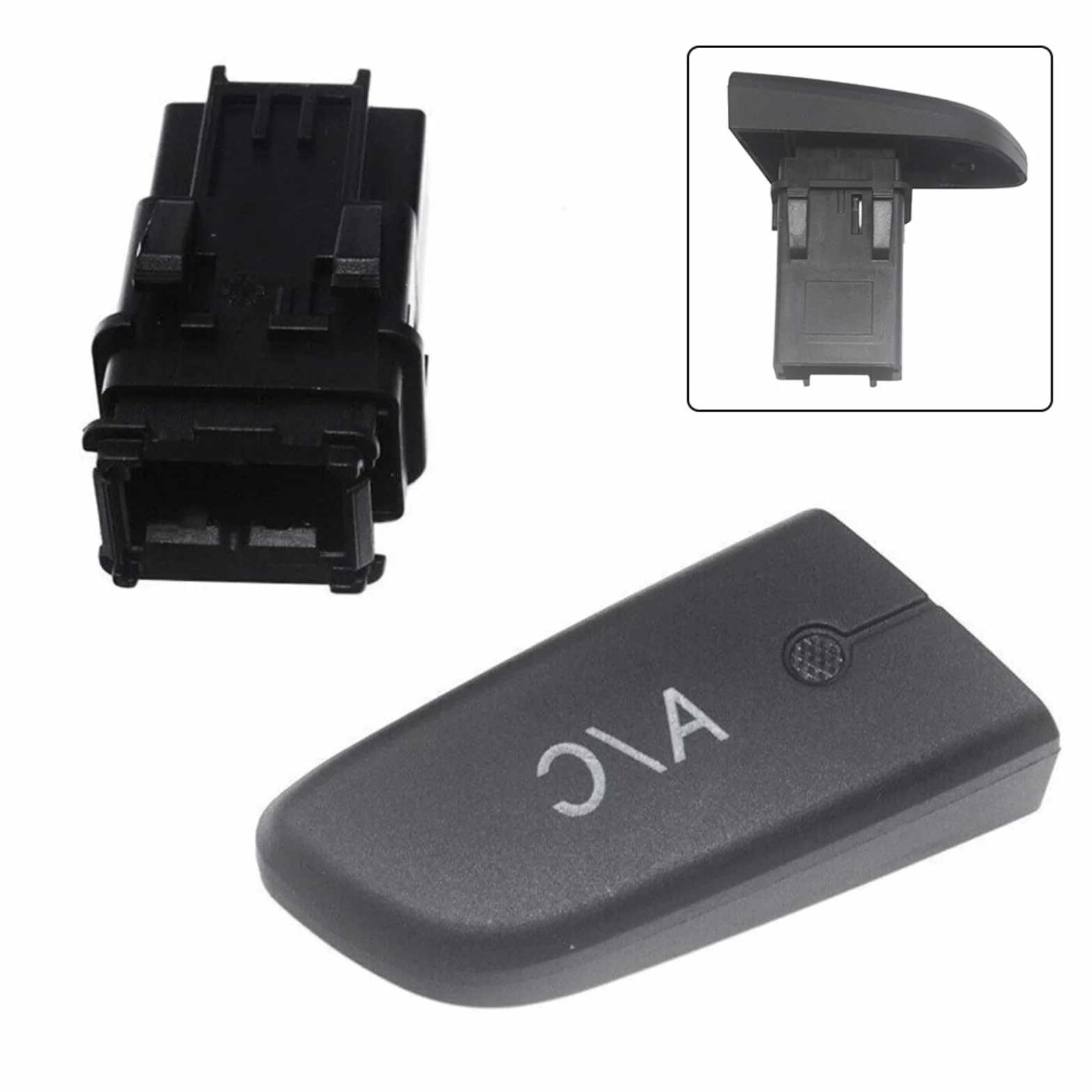 Manopola interruttore CA 6554.KX tappo pulsante aria condizionata per Toyota Aygo C1 2005-2014 nero ABS