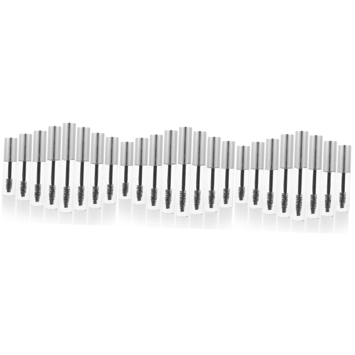 minkissy 3 Set Di Mascara Biologico Per Ciglia Tubo Vuoto Da 10 Ml Ricaricabile Per Strumenti Cosmetici 8 Pezzi * 3