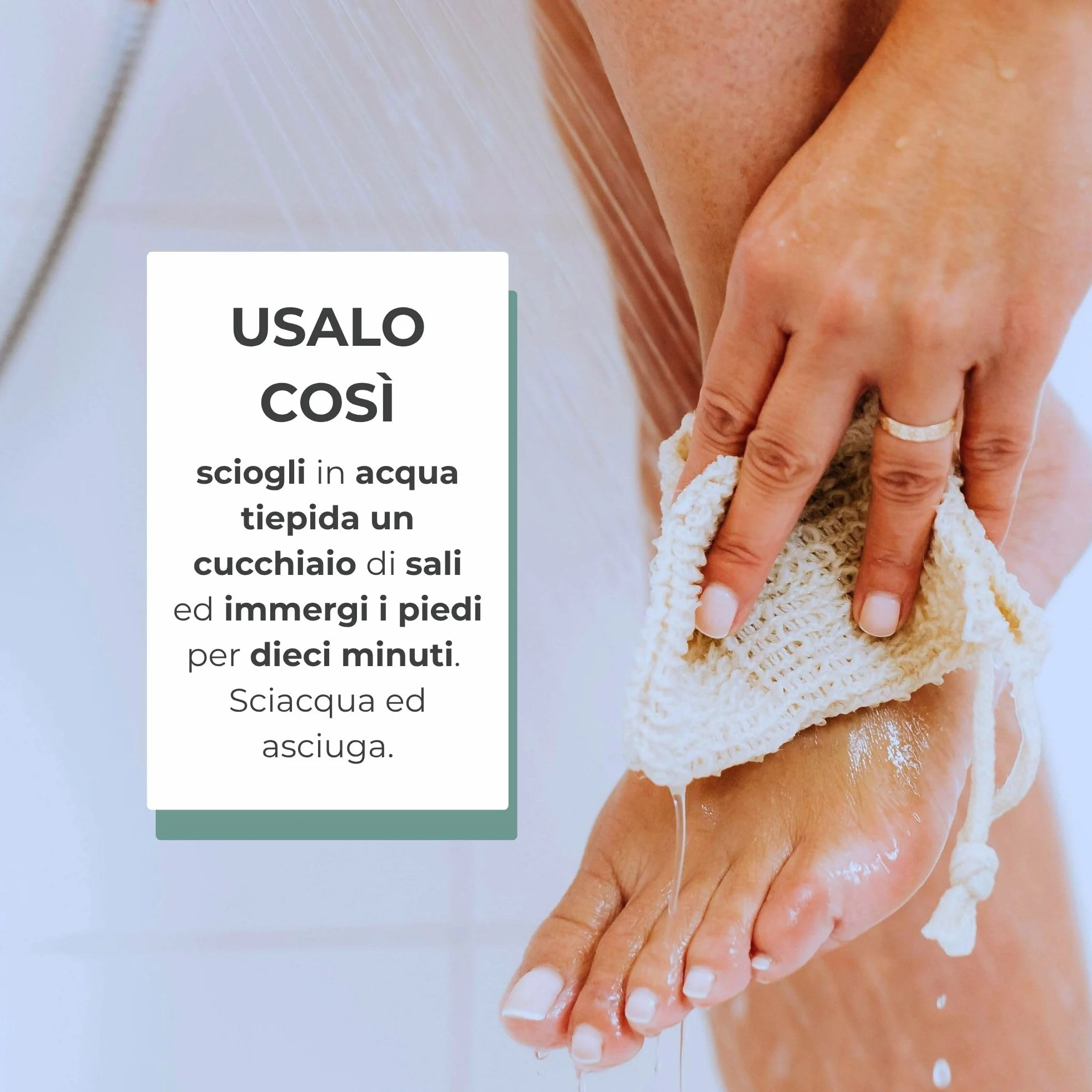 Bottega Verde - Pediluvio Defaticante, 250 g, con Olio Essenziale di Timo, Sali Rinfrescanti, Rilassanti e Rigeneranti per Piedi e Gambe
