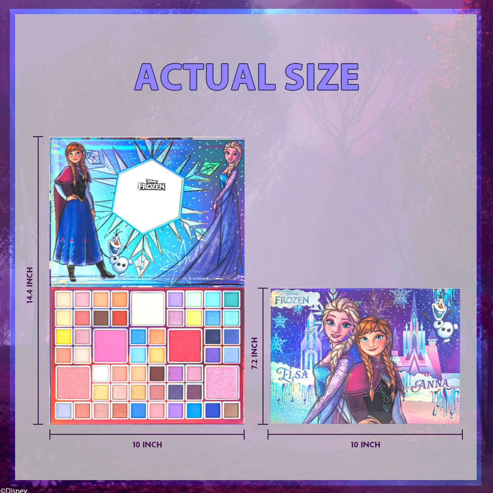 Disney Frozen Palette Ombretti 55 Colori con Specchio
