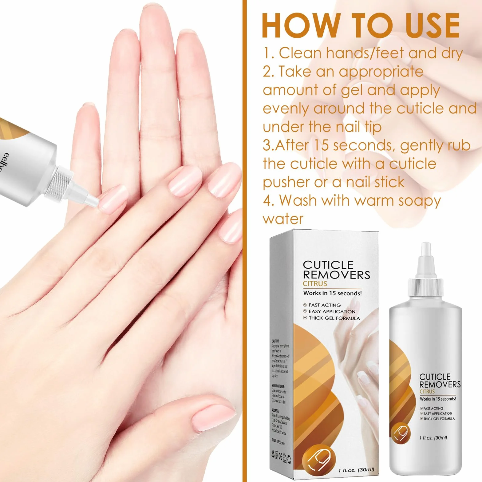 Cuticole unghie Riparazione Gel,Gel Ammorbidente e Cuticole Unghie,Ammorbidente e Cuticole Gel Unghie,Ammorbidente Professionale Cuticole,Gel Idratante per Unghie,Gel di Rimozione Cuticole