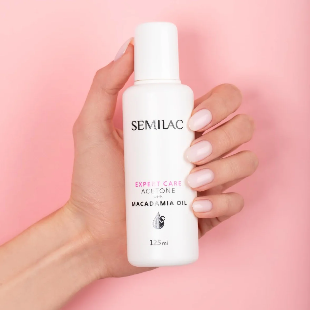 Semilac Acetone Expert Care con olio di macadamia 125 ml