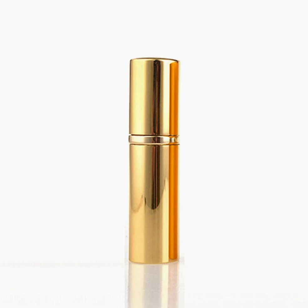 Porta Profumo da Viaggio Boccette Profumi Vuoti Ricaricabilebottiglia di Parfum Vuota del Parfum della Bottiglia del Mini del Profumo di 6Ml Riutilizzabile-8 Pezzi_10Ml Gold Gold.