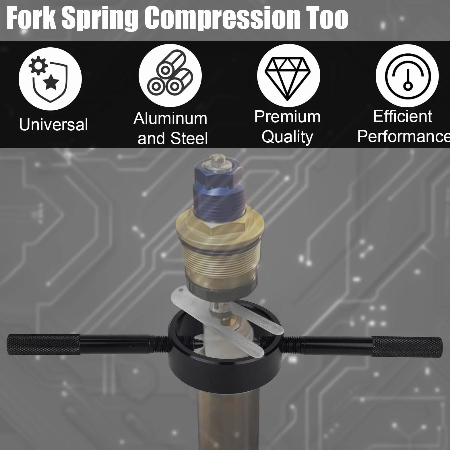 Kit Servizio Forcella Moto Strumento Livello Olio Compressore Molla Ammortizzatore Set Manutenzione Riparazione