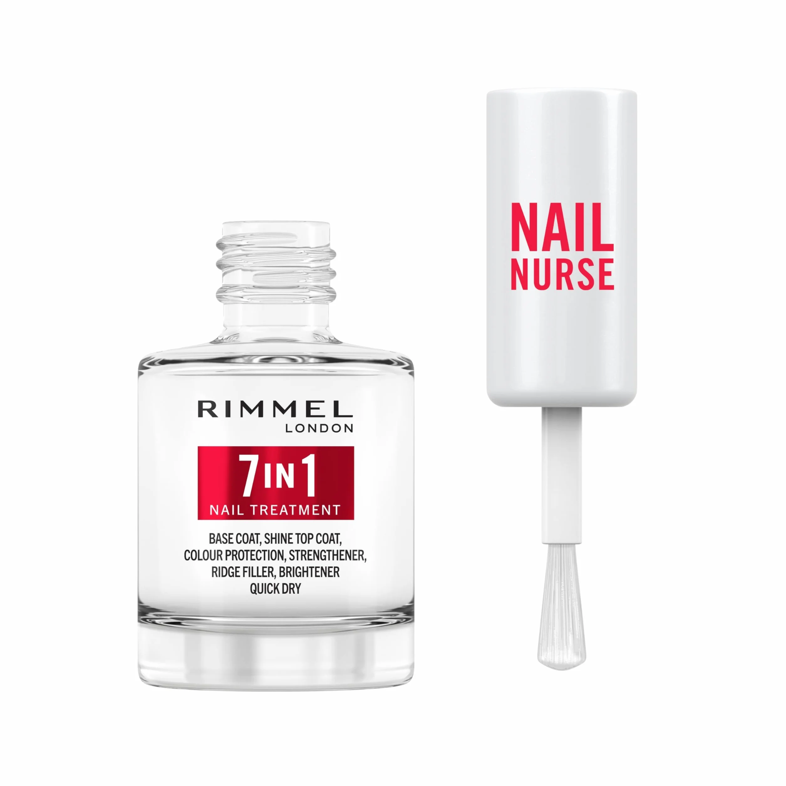 Rimmel London Nail Care Base & Top Coat 7 in 1 Rinforza 12ml