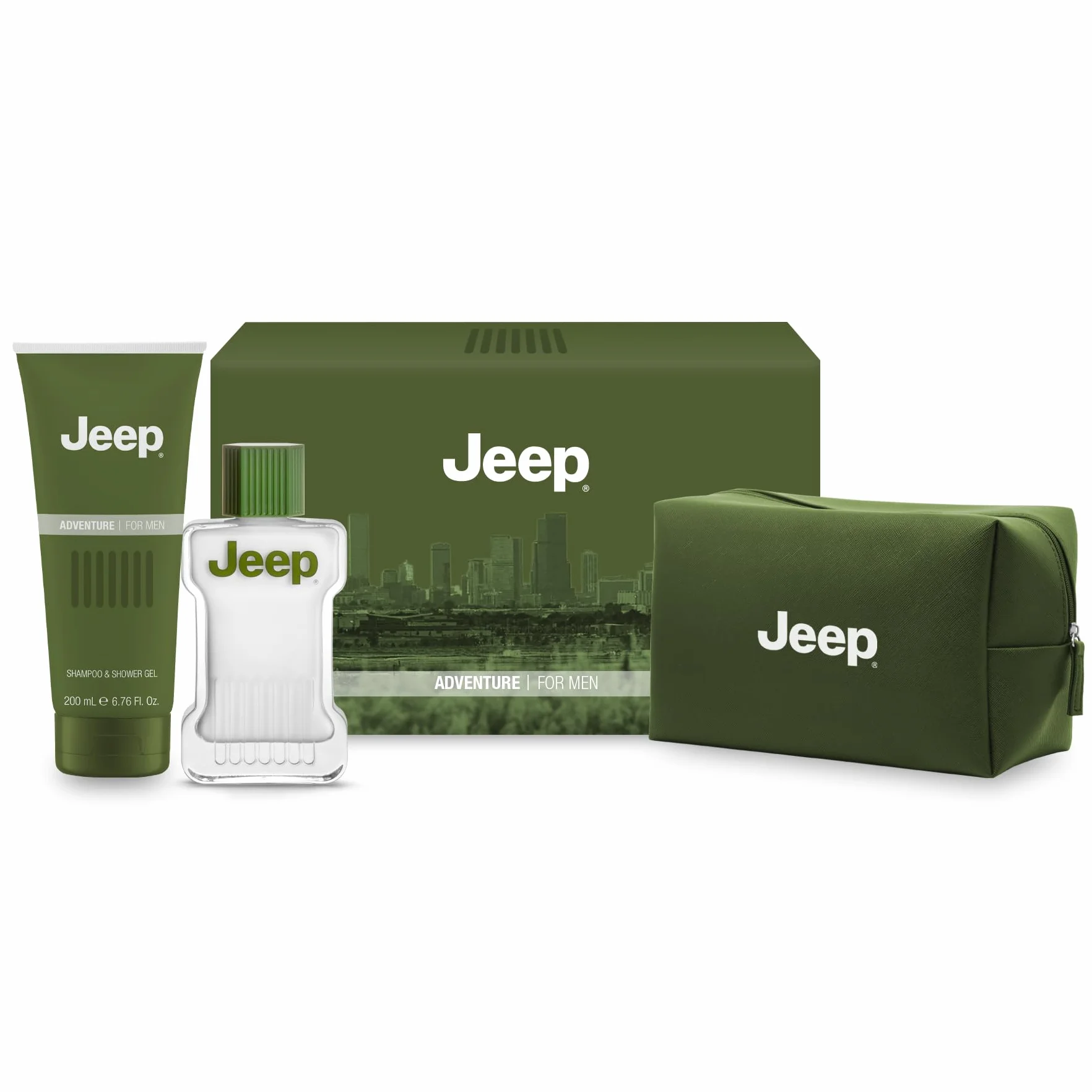 DIAMOND INTERNATIONAL | Set di Cura della Pelle Regalo, Confezione Regalo per Uomo, Dopobarba + Gel Doccia 200ml + Beauty Case, Fragranza Fresca e Delicata