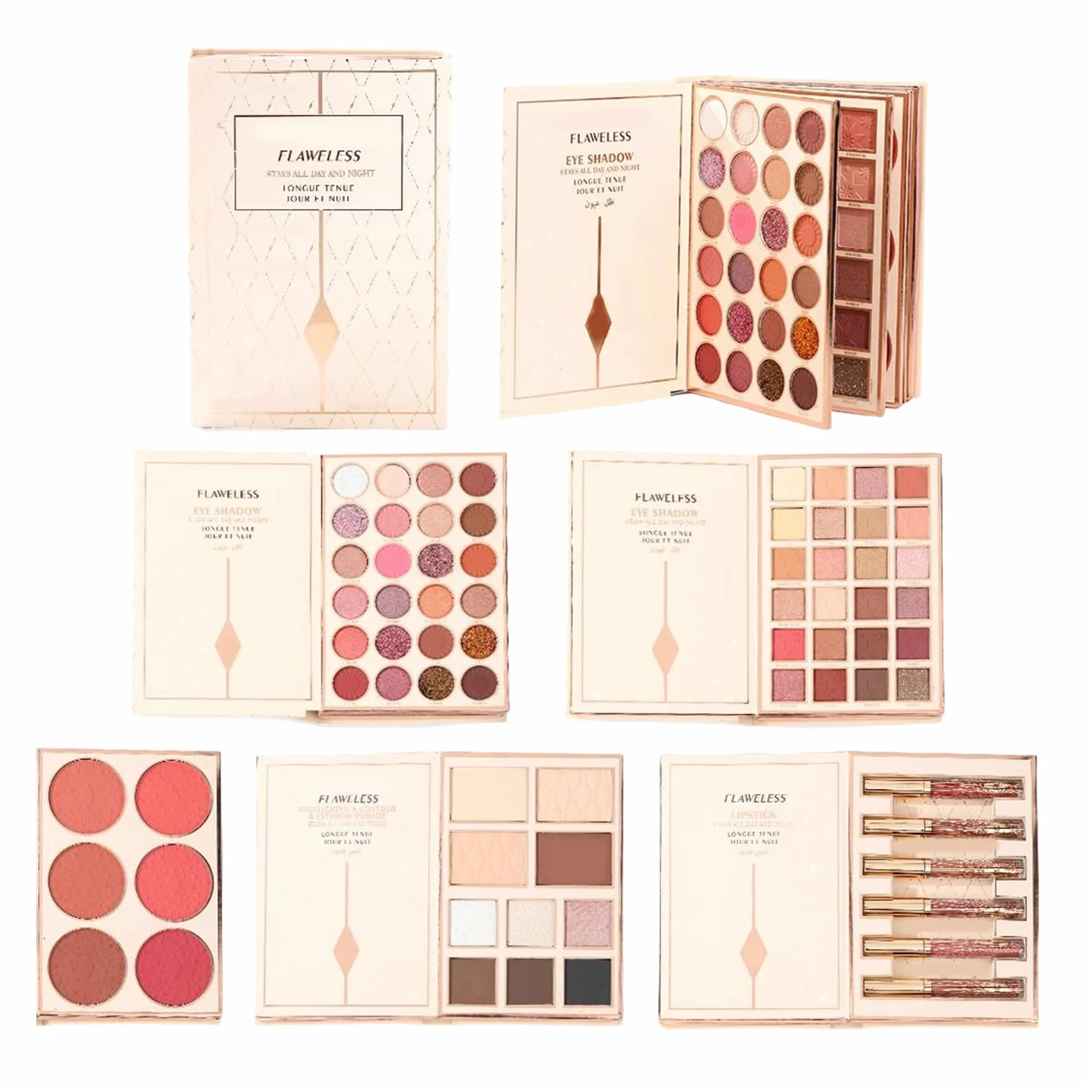 Palette Di Ombretti Per Gli Occhi 48 Colori Illuminante Impermeabile | Di Ombretti Per Viaggio Con Design A Libro Per Donne Ragazze Halloween Adolescenti Ogni Giorno Feste Viaggio Uso Quotidiano