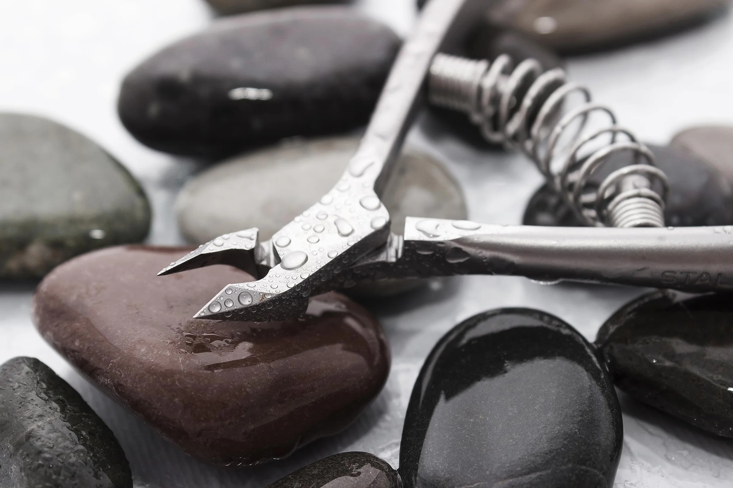 STALEKS PRO by Natury Nails Pinza professionale per cuticole 5 mm. Acciaio inossidabile (Smart 30-5mm)